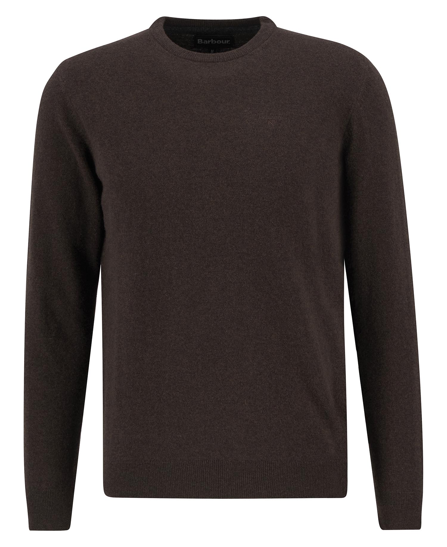 Essential Crew Neck Jumper Dark Oak