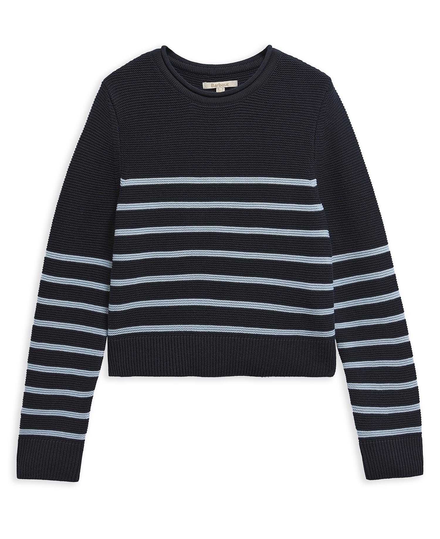 Pullover Hinton Striped Rundhalsausschnitt Dark Navy Stripe