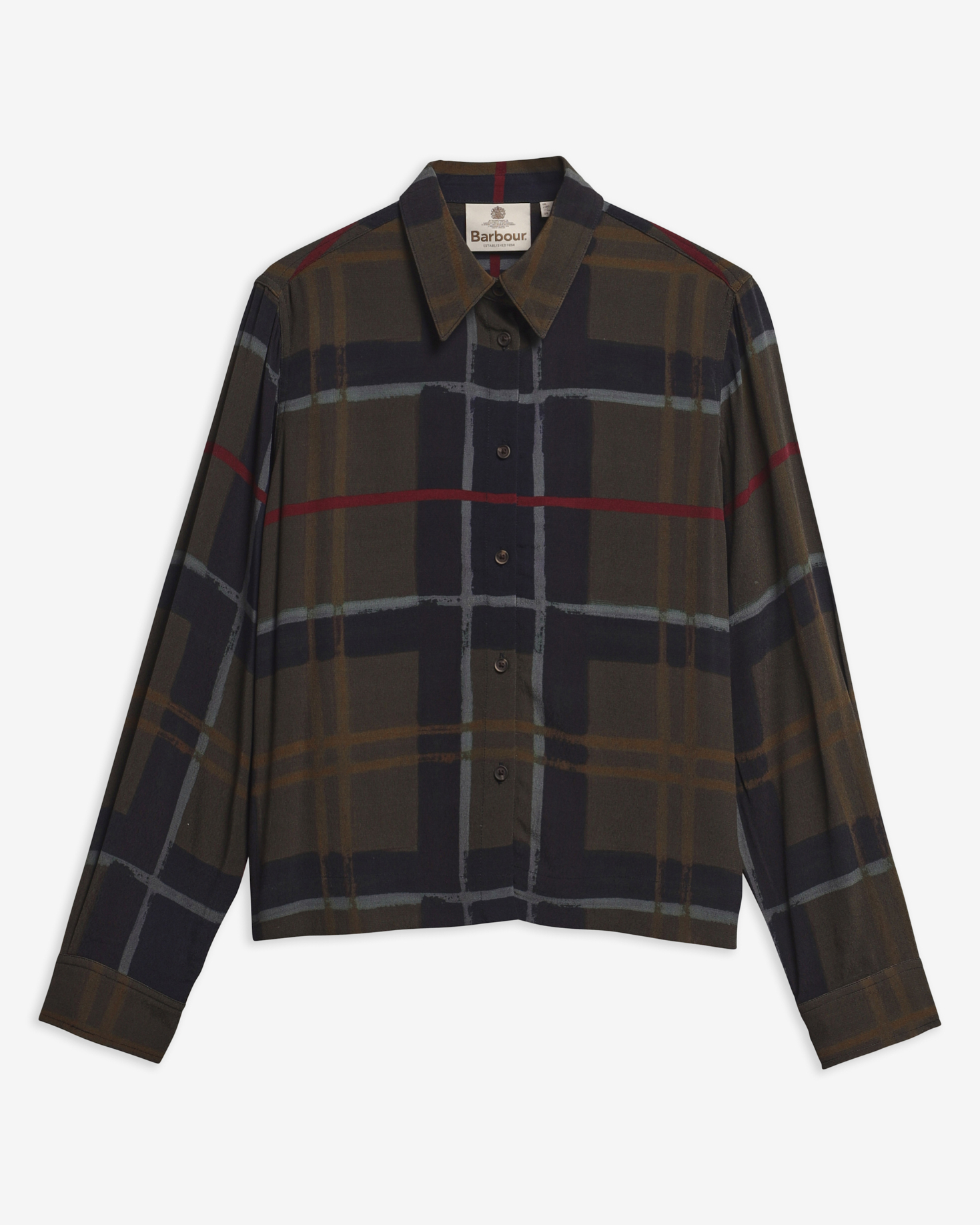 Barbour Hemd Kirklees Relaxed Fit Shadow Classic Painted Tartan