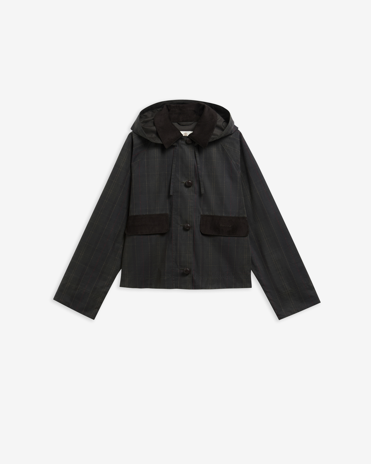 Adina Checked Waxed Jacket Classic Tartan
