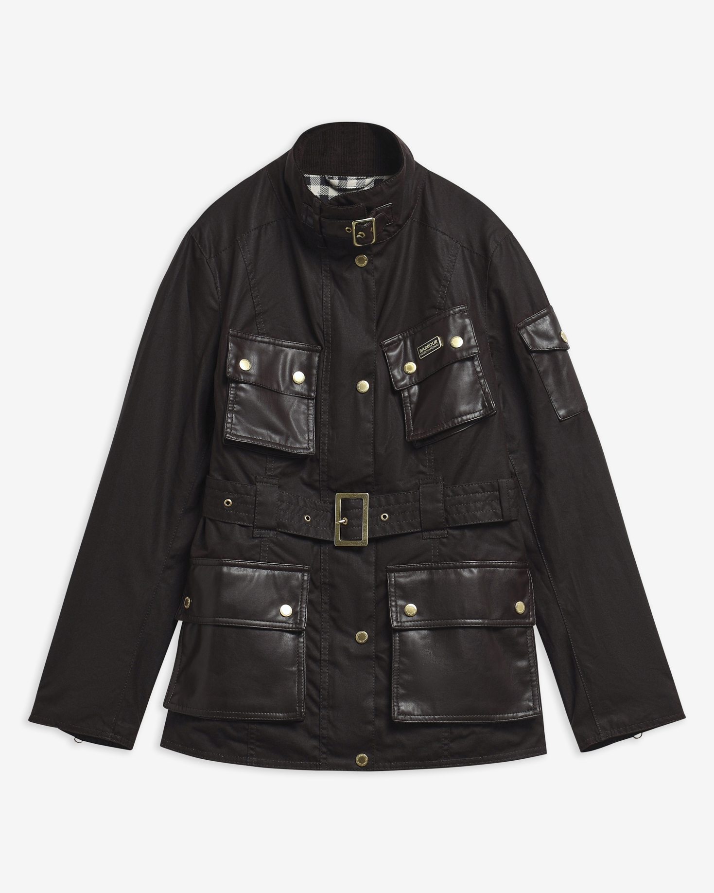 International Heritage Waxed Jacket Rustic/Truffle Northumberland Check