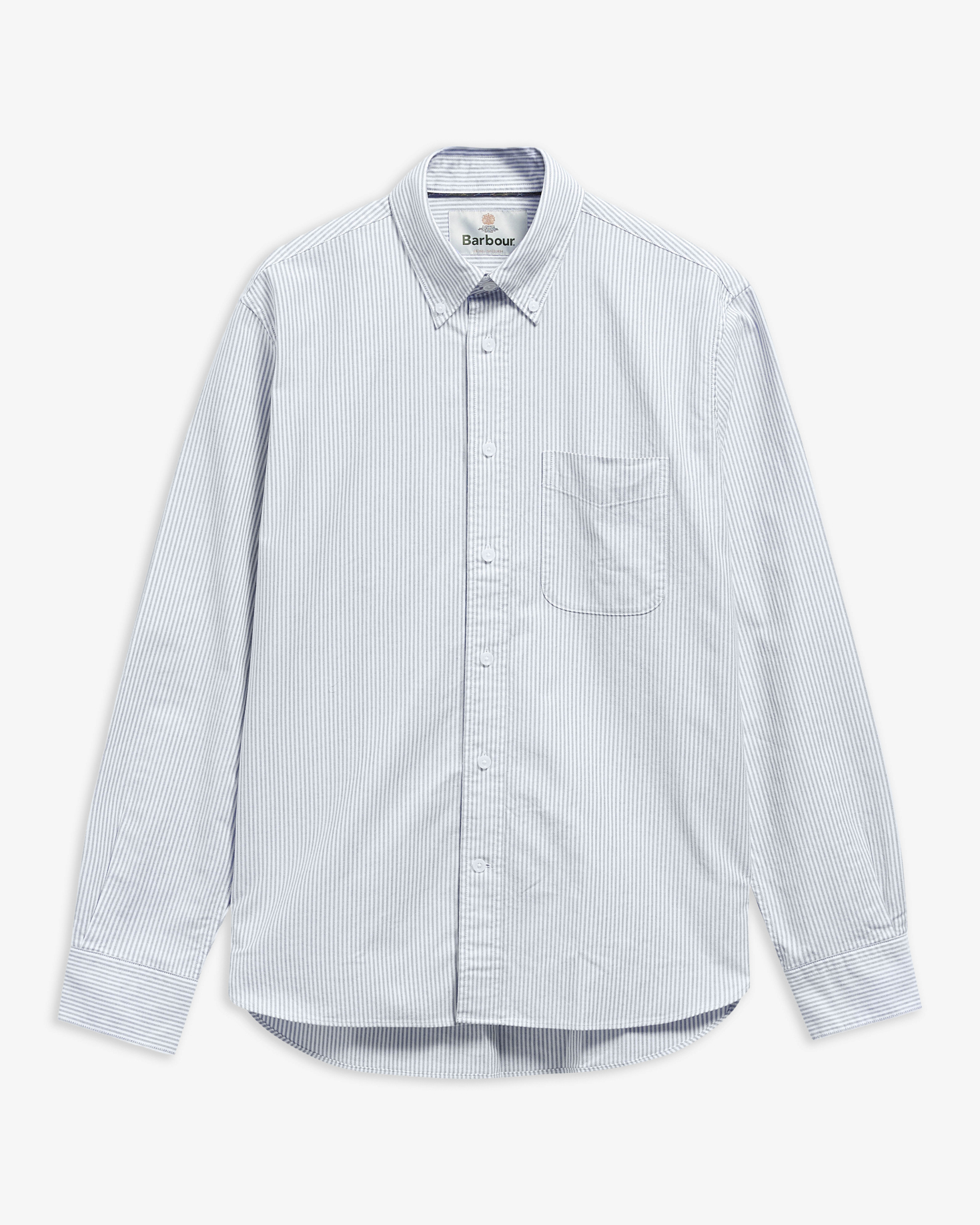 Barbour Hemd Striped Authentic Fit Forest