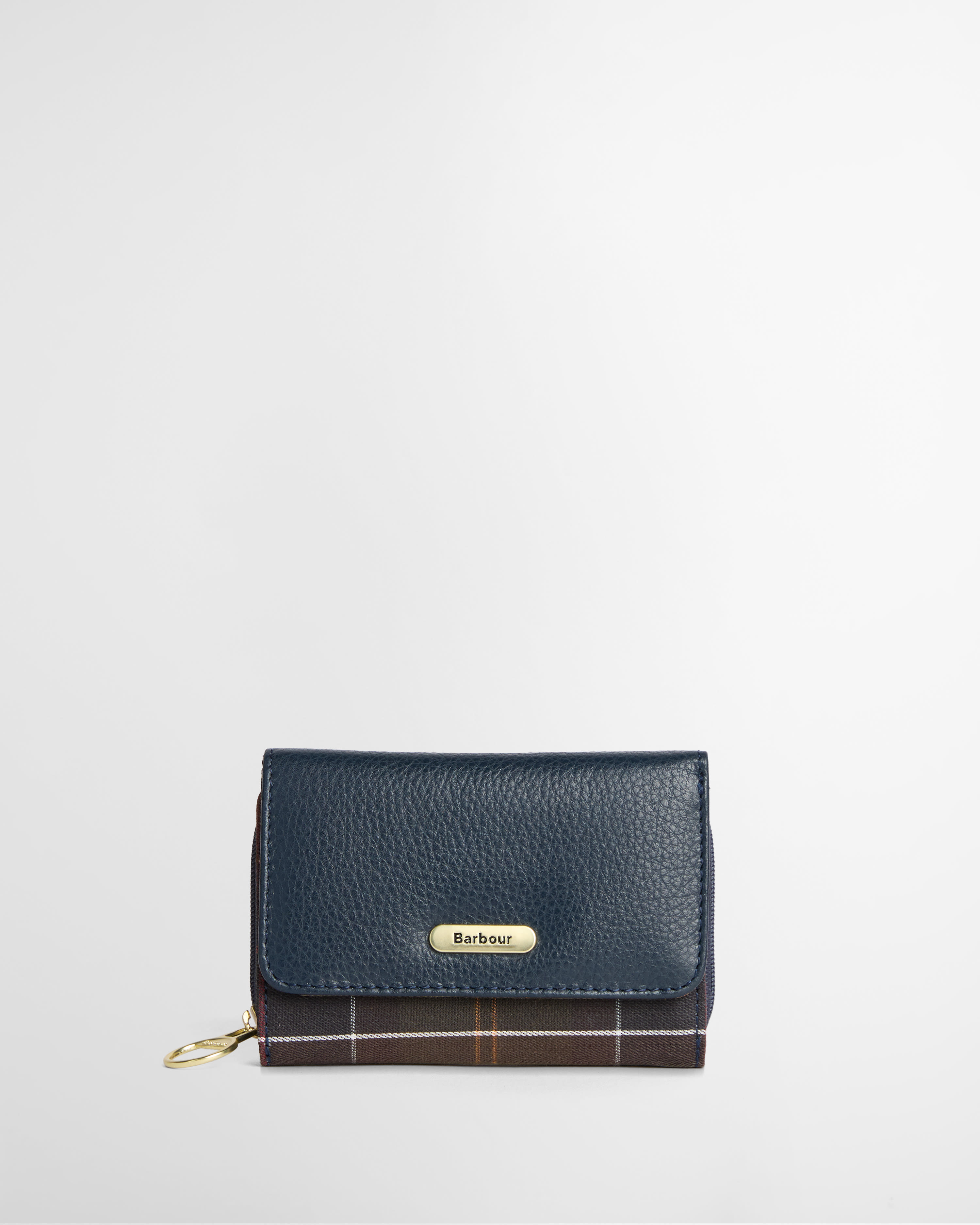 Rosa Leather Gift Set Navy/Classic Tartan