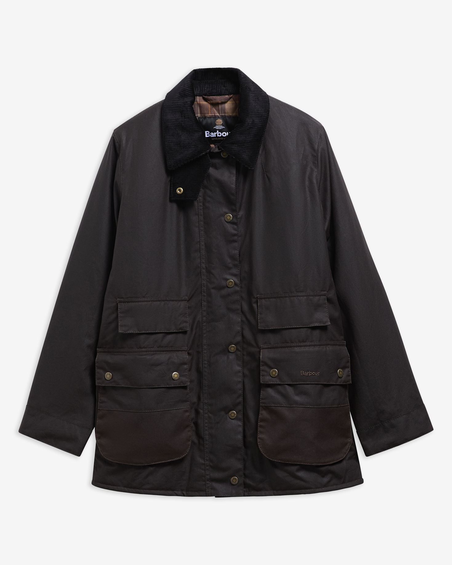 Modern Border Waxed Jacket Rustic/Muted