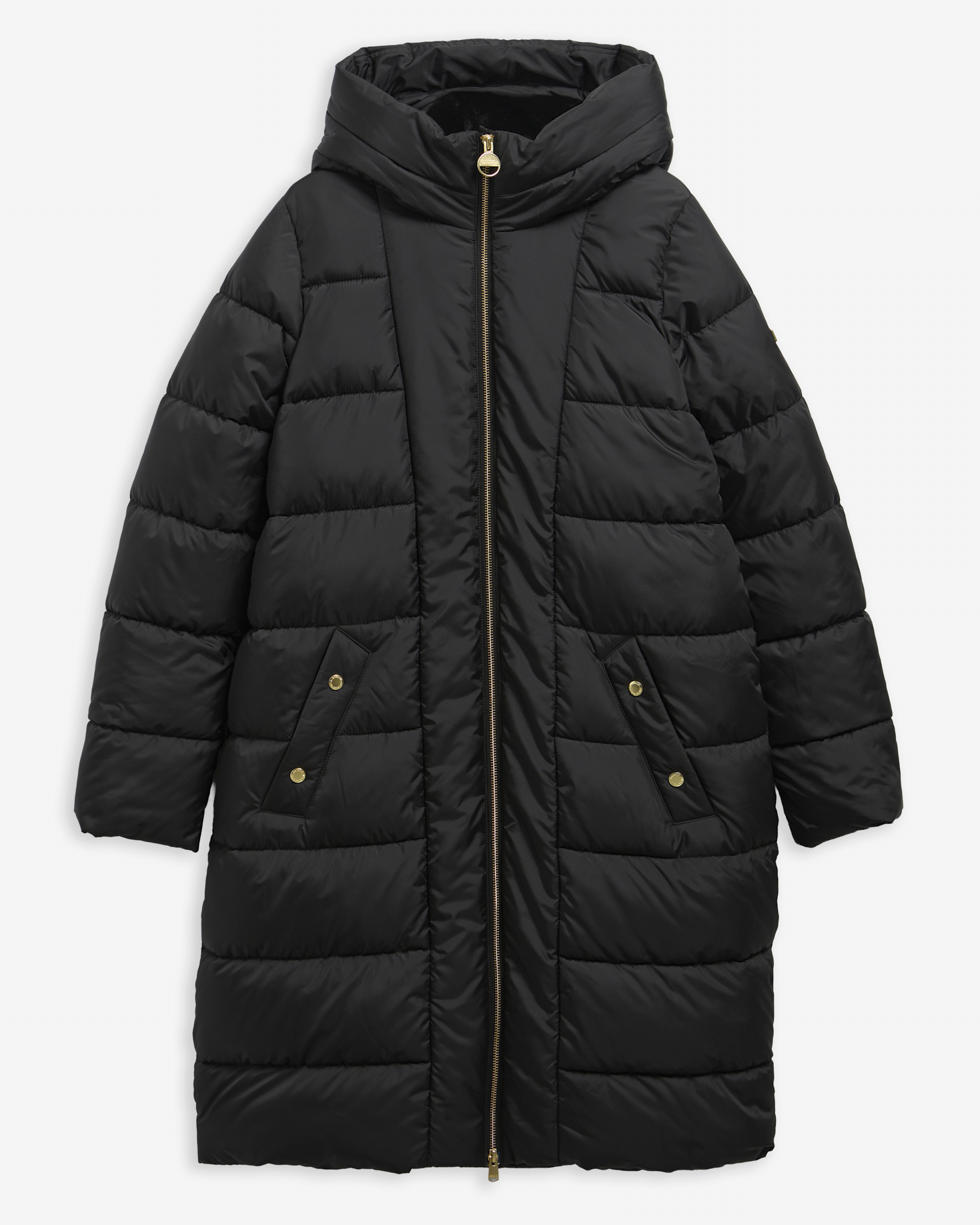 Brantley Longline Puffer Jacket Black