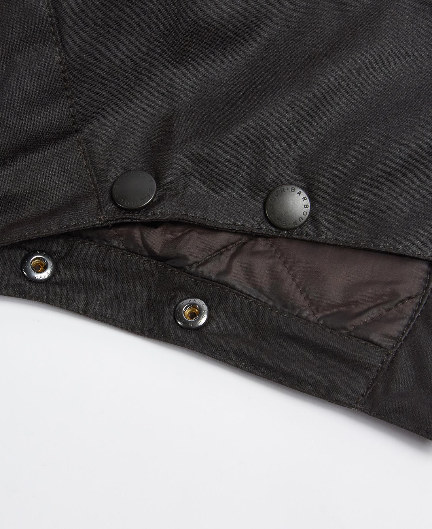 Waxed Storm Hood Rustic