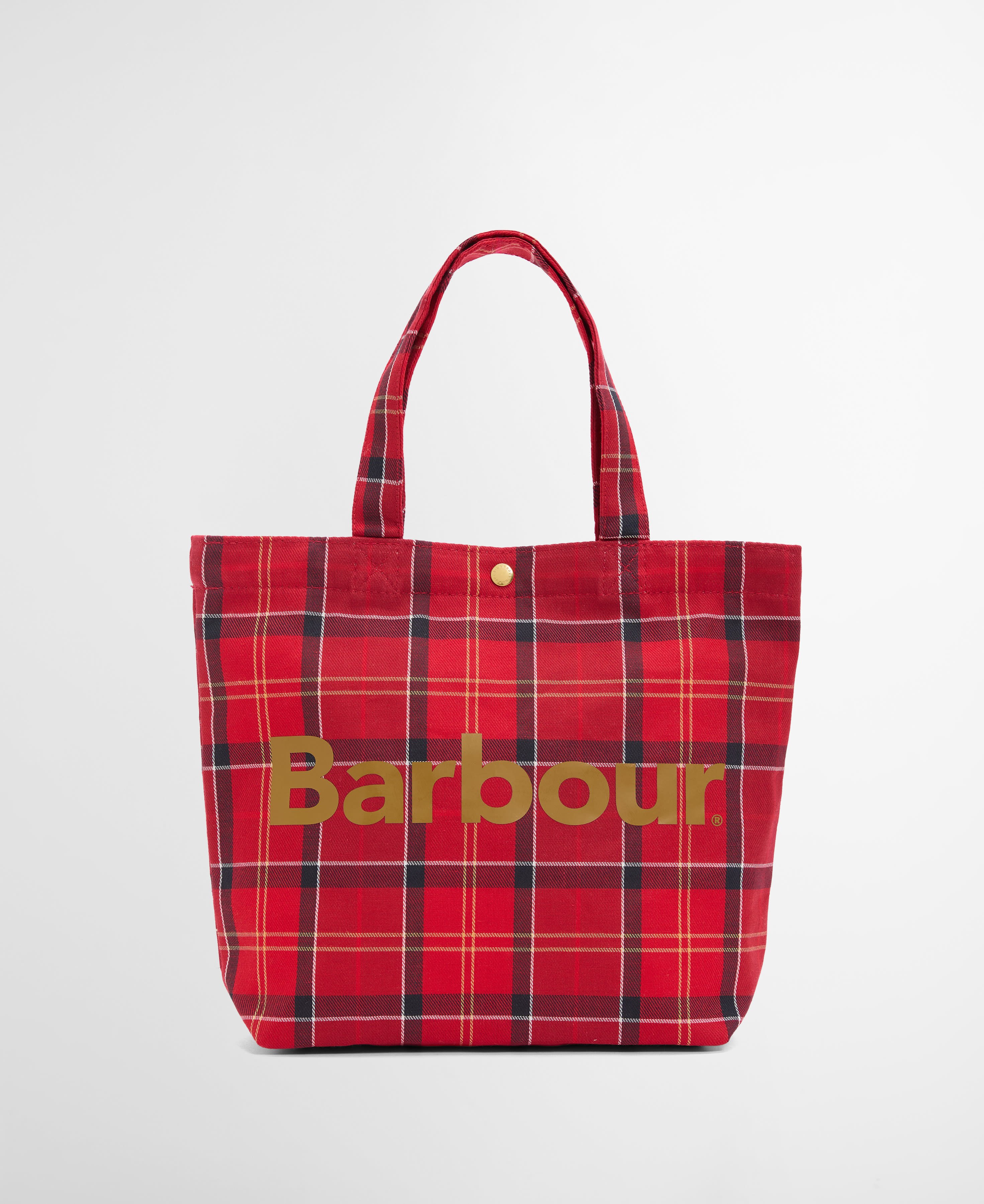 Mini Telfield Tartan Tote Cardinal Tartan