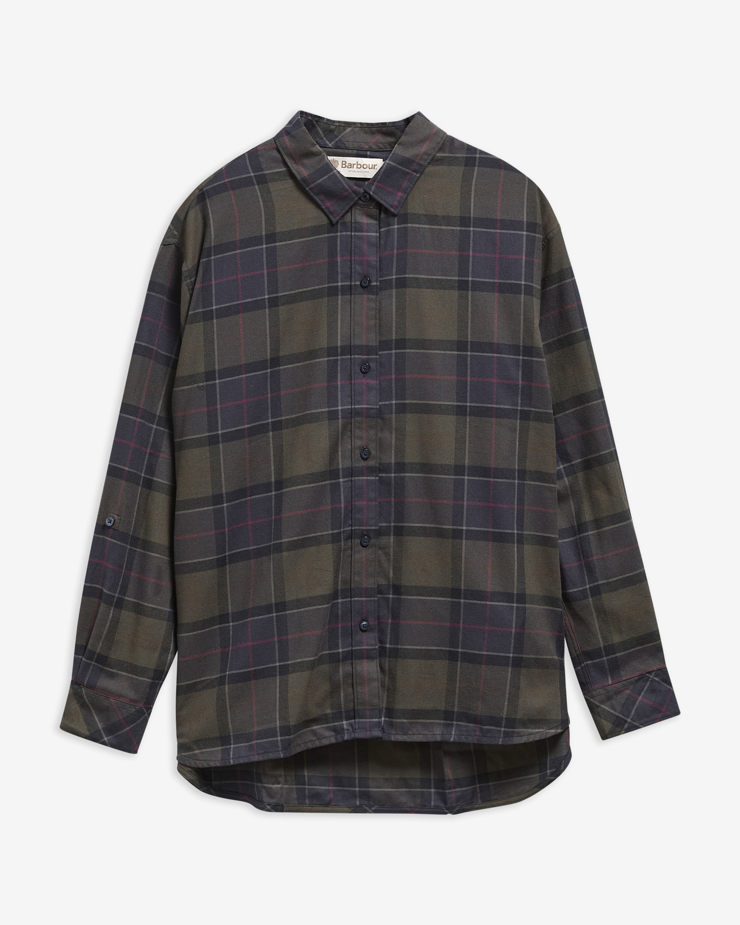 Bluse Elishaw Relaxed Fit Shadow Classic Tartan