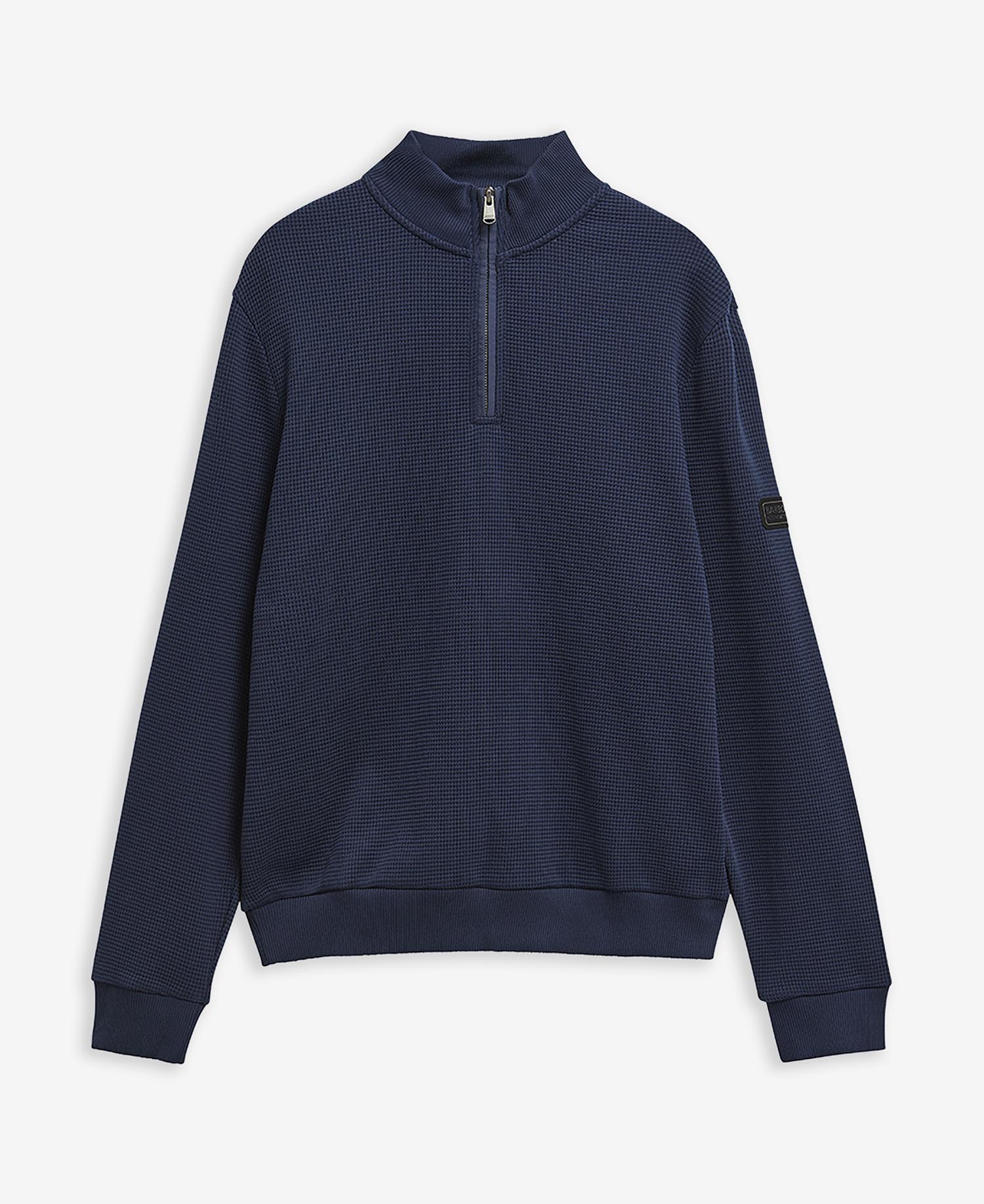 Sweatshirt Bewley Quarter-Zip Oxford Navy