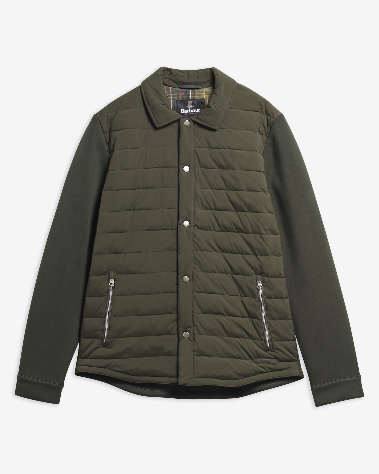 Knowle Quilted Sweatshirt Sage