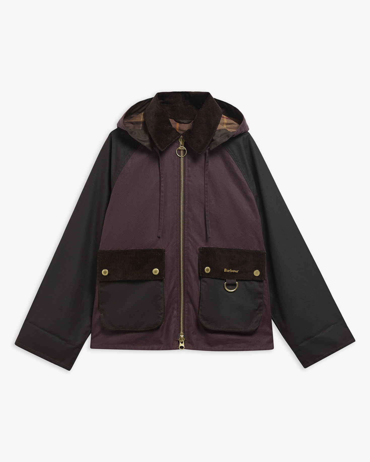 Giacca cerata Carville Rustic/Bordeaux/Muted