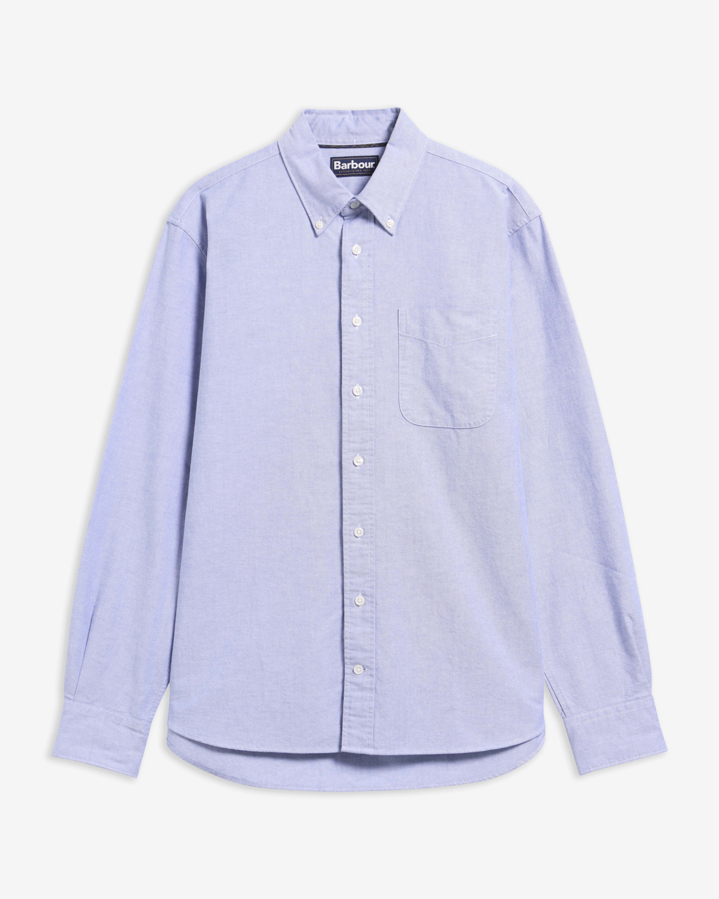 Oxford Authentic-Fit Long-Sleeved Shirt Blue