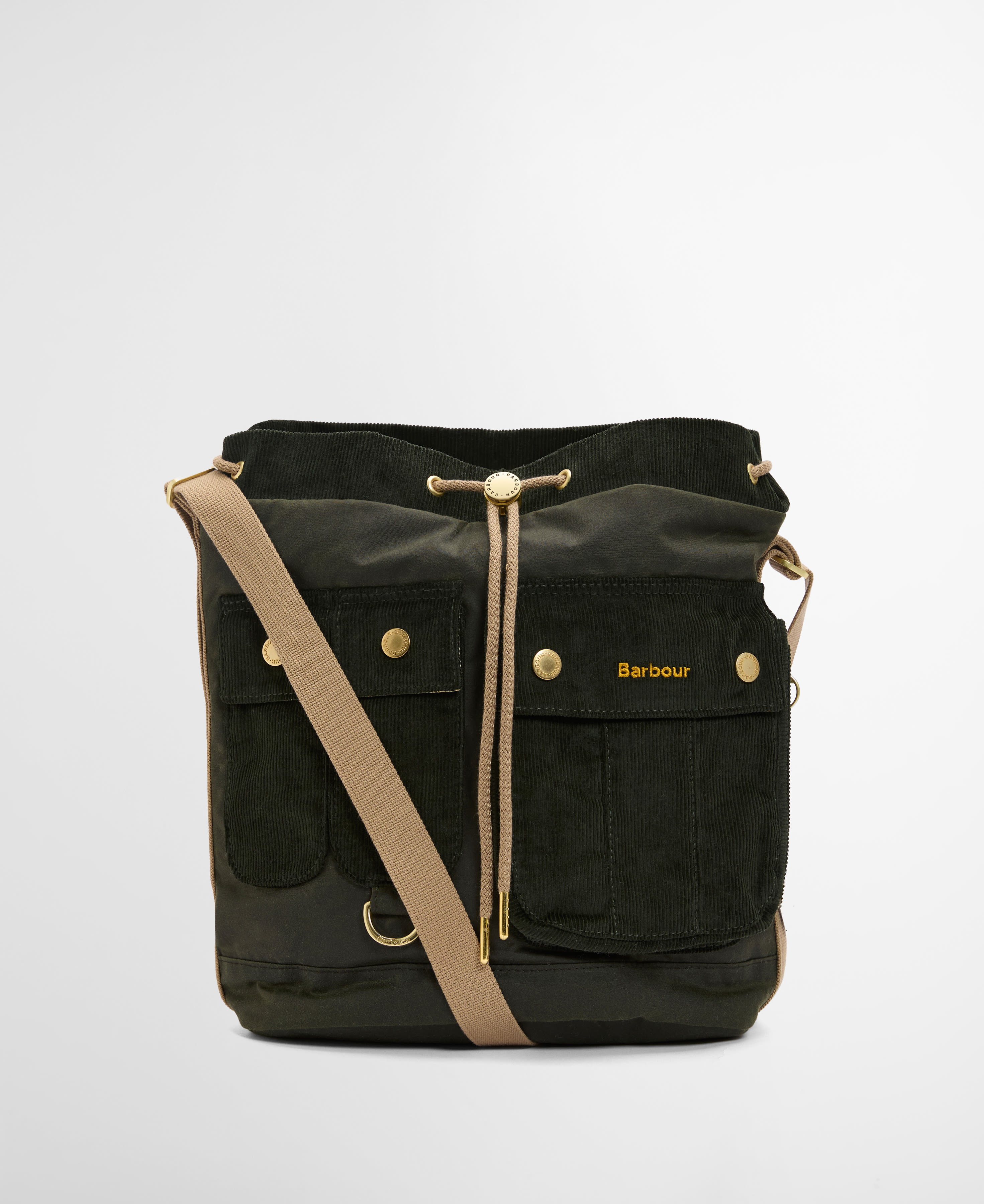 Borsa tote cerata con coulisse Mia Fern