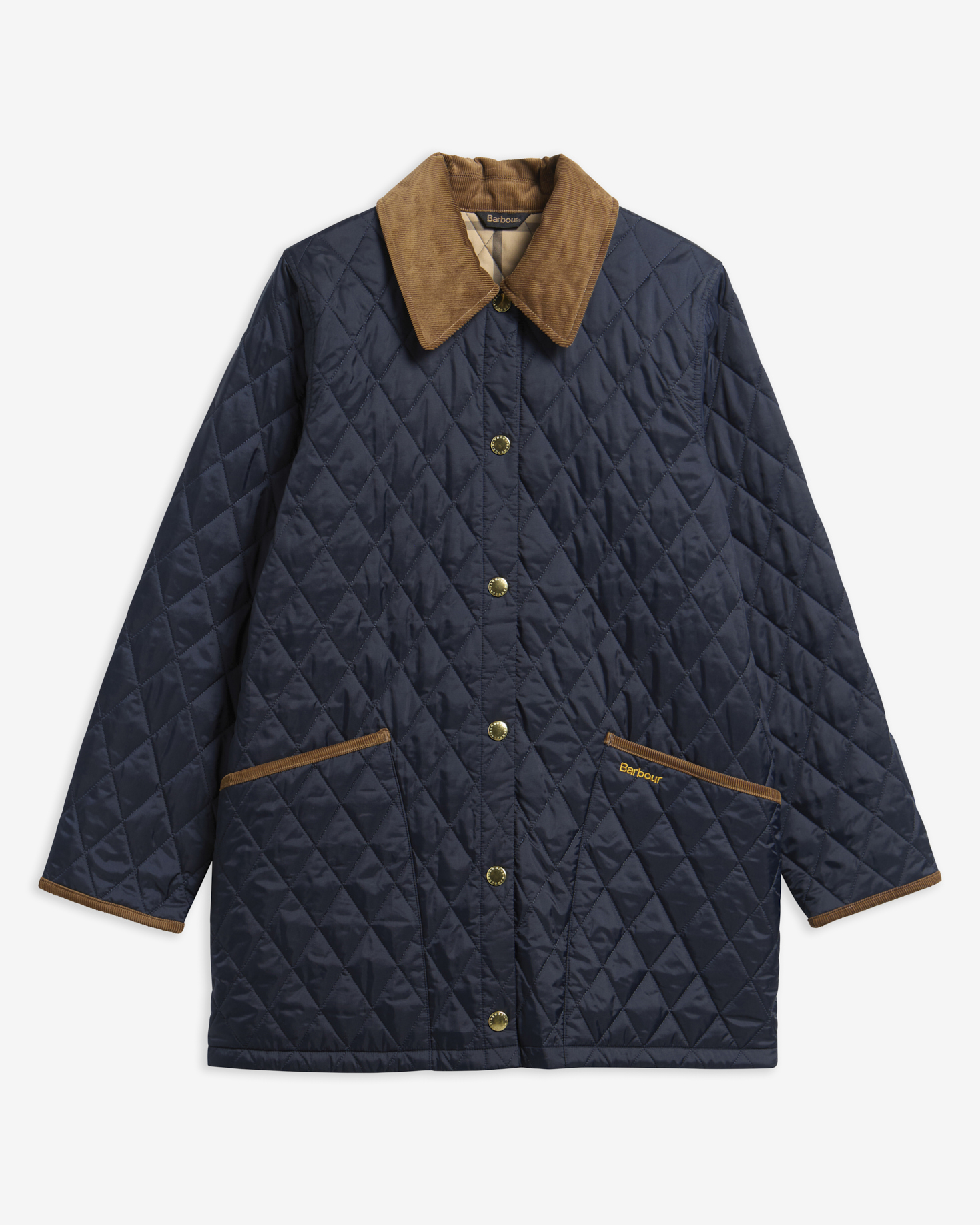 Giacca trapuntata Modern Liddesdale Icons Dark Navy/Birchwood