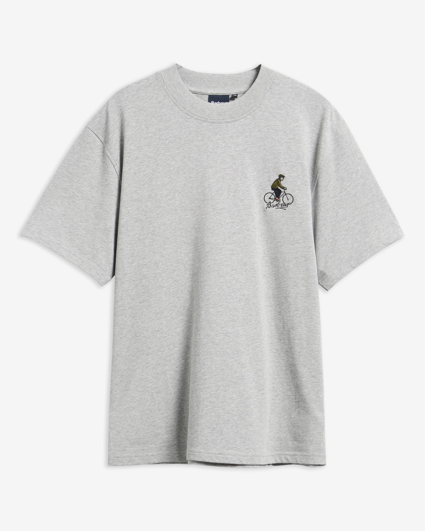 Trussford Bicycle Oversized T-Shirt Grey Marl