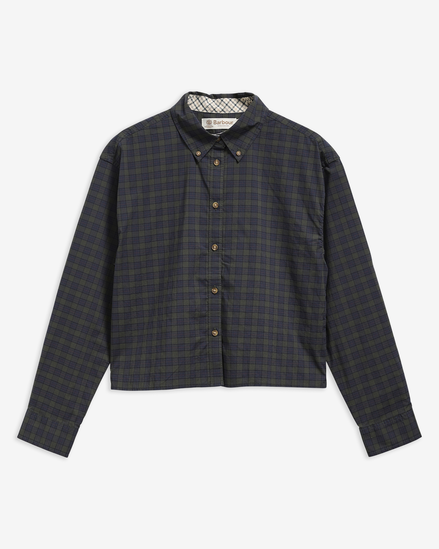 Barbour Hemd Ravenshill Boxy Shadow Classic Tartan