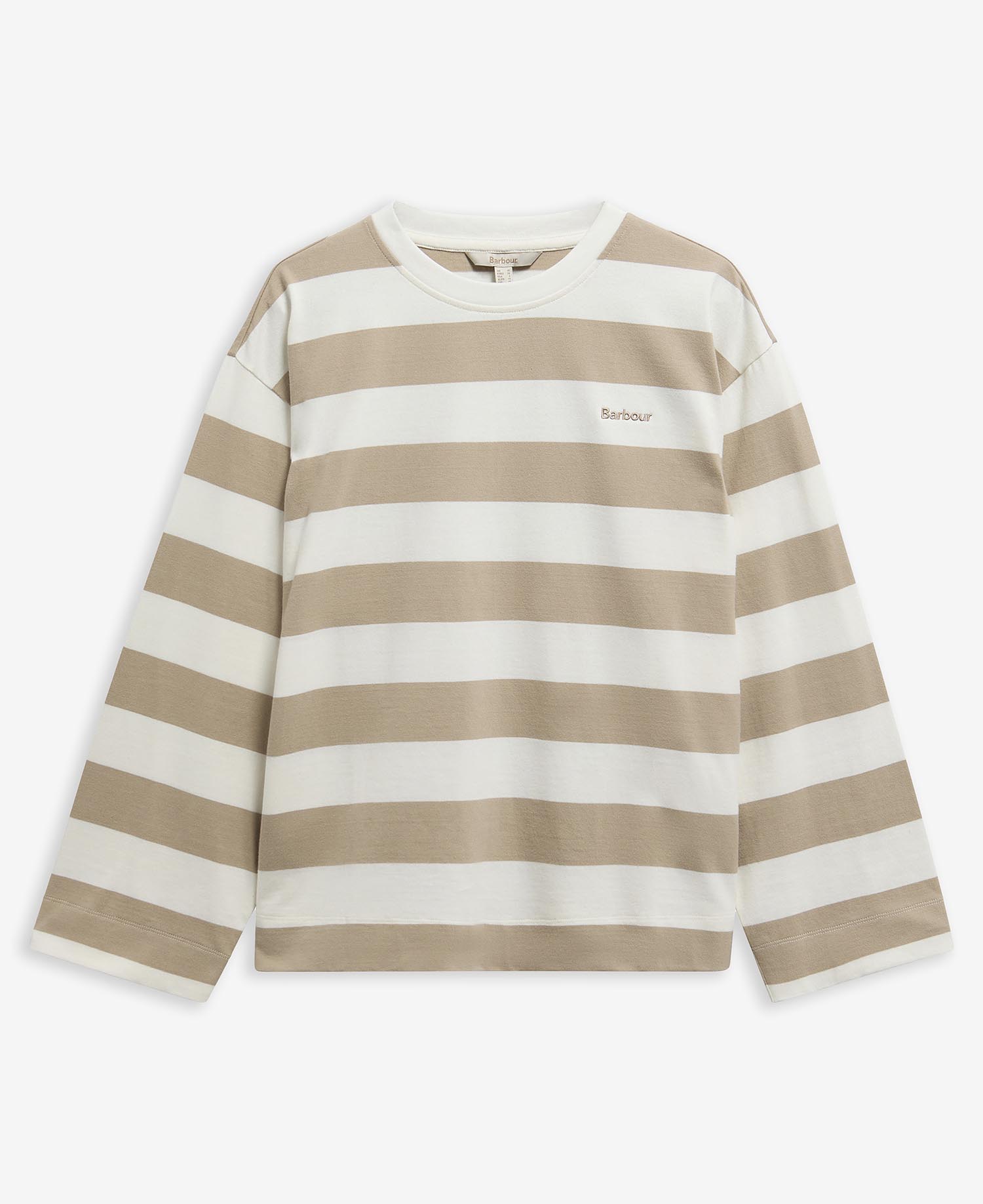 Langarmshirt Cartmel Striped Cloud/Light Sand Stripe