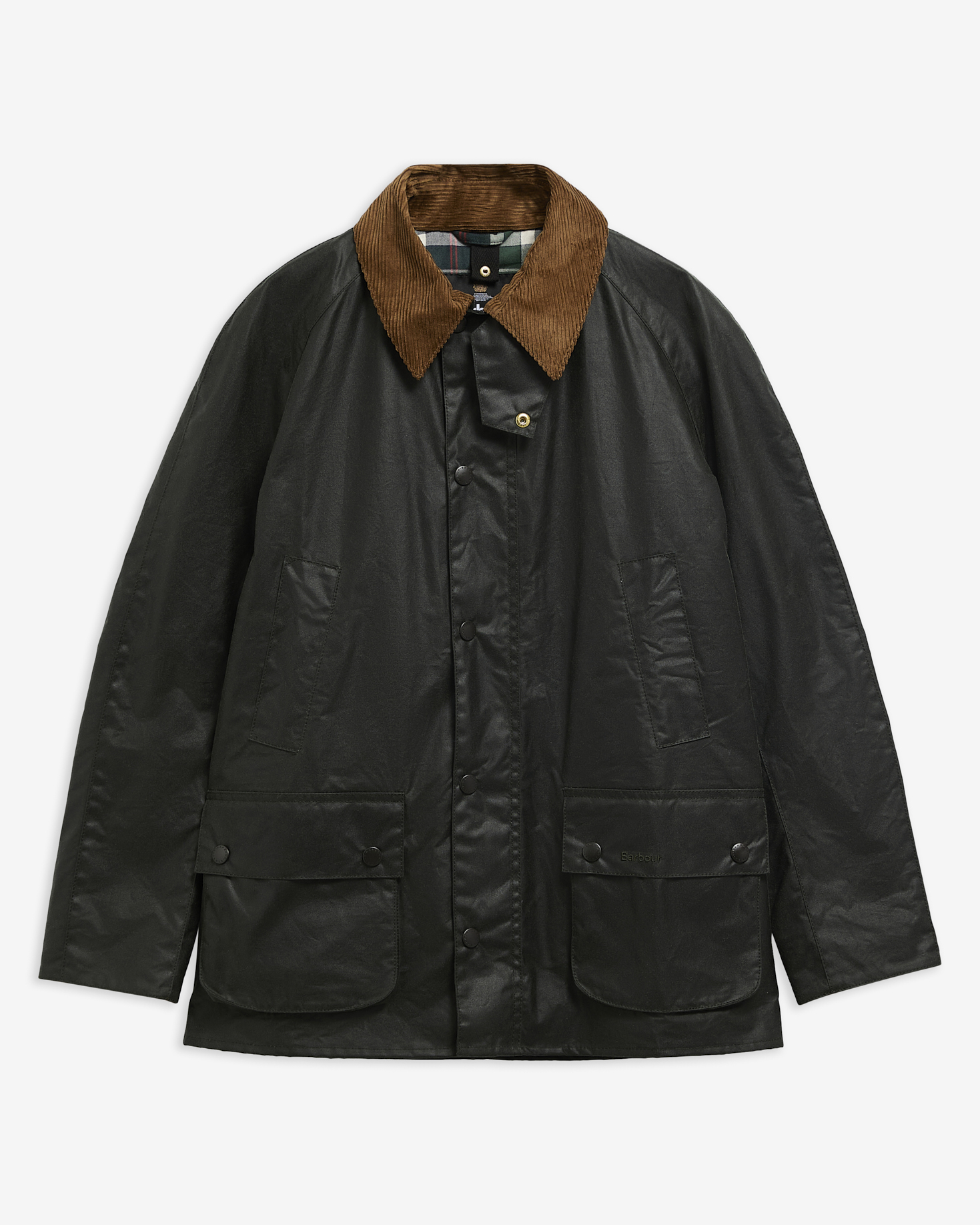 Festive Ashby Waxed Jacket Sage/Evergreen