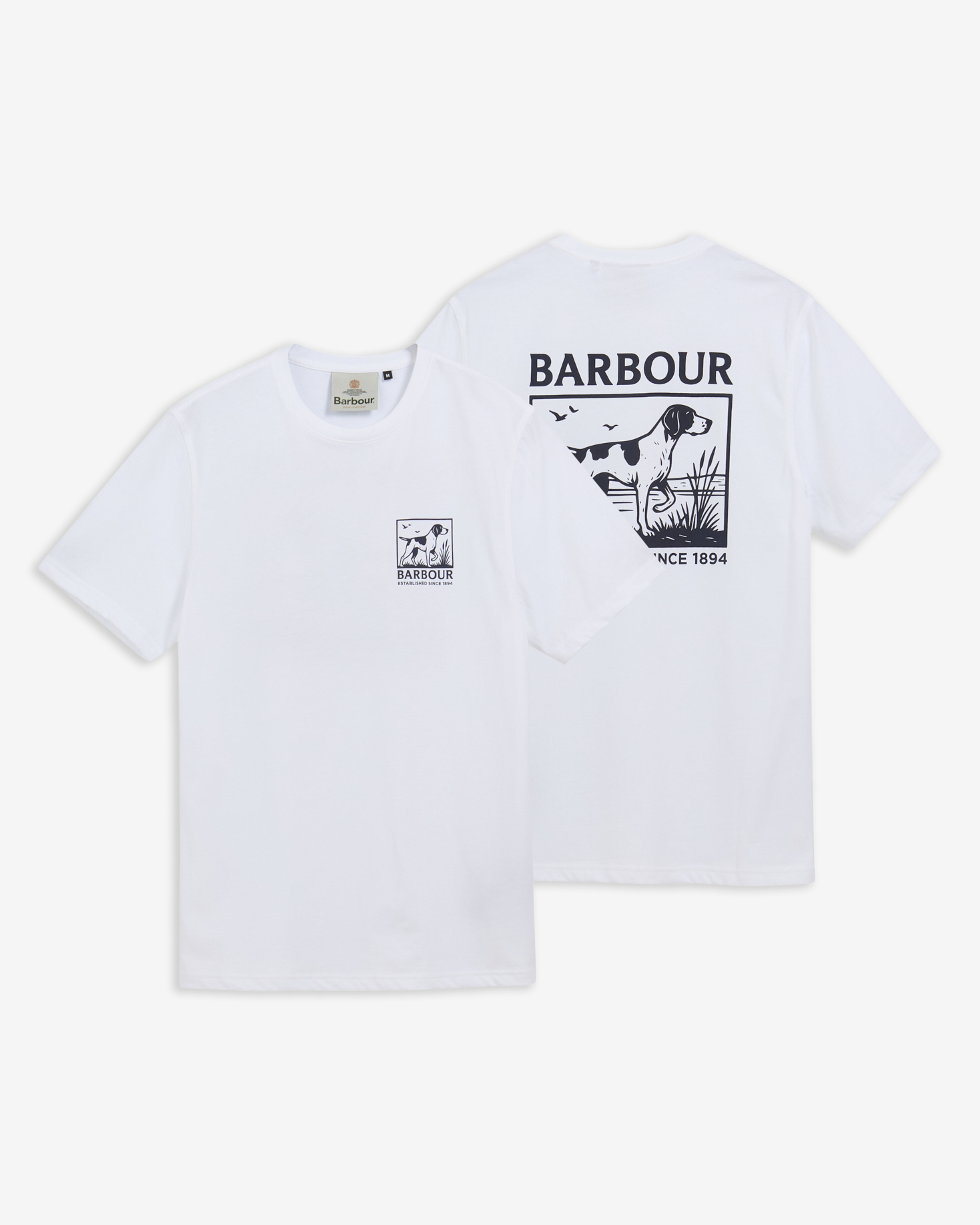 Setter Graphic Tailored T-shirt White