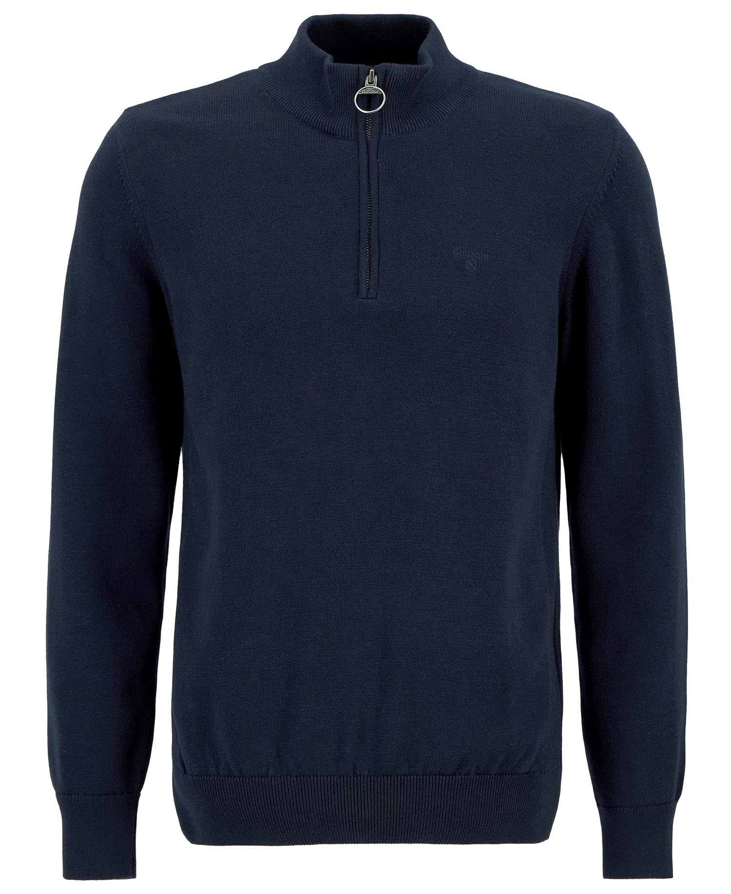 Cotton Quarter-Zip Jumper Classic Navy