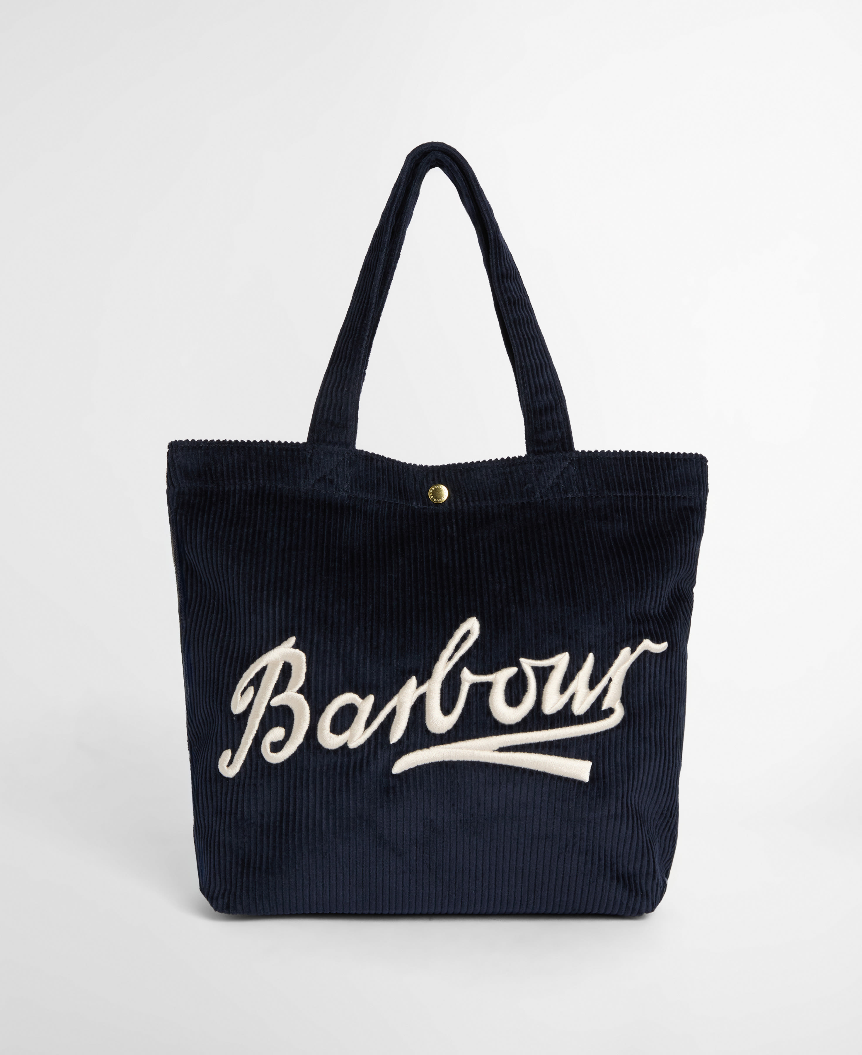 Barbour Tote Bag Carrick Cord Mini Navy