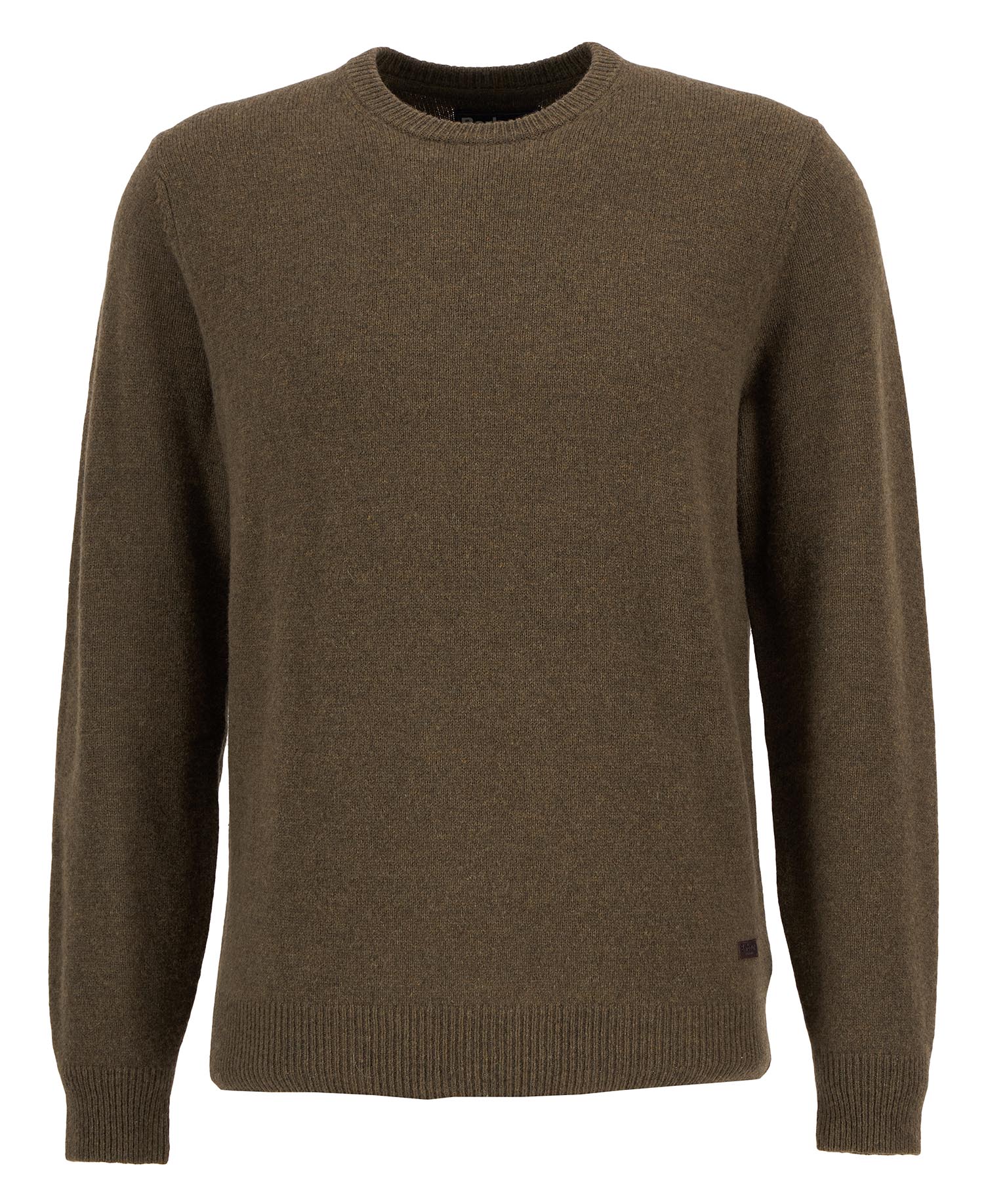 Essential Crew-Neck Jumper Willow Green