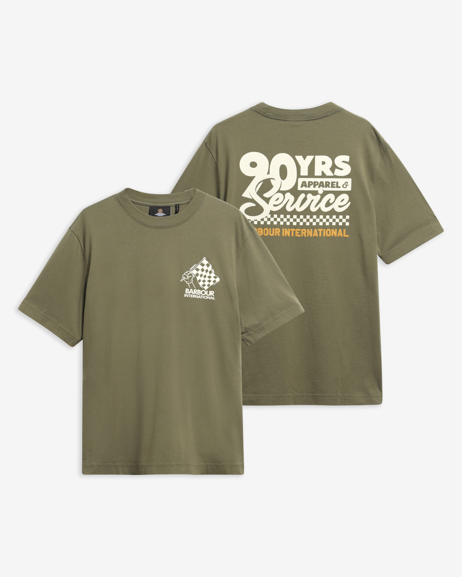 B.Intl T-Shirt Herman Graphic Mid Olive
