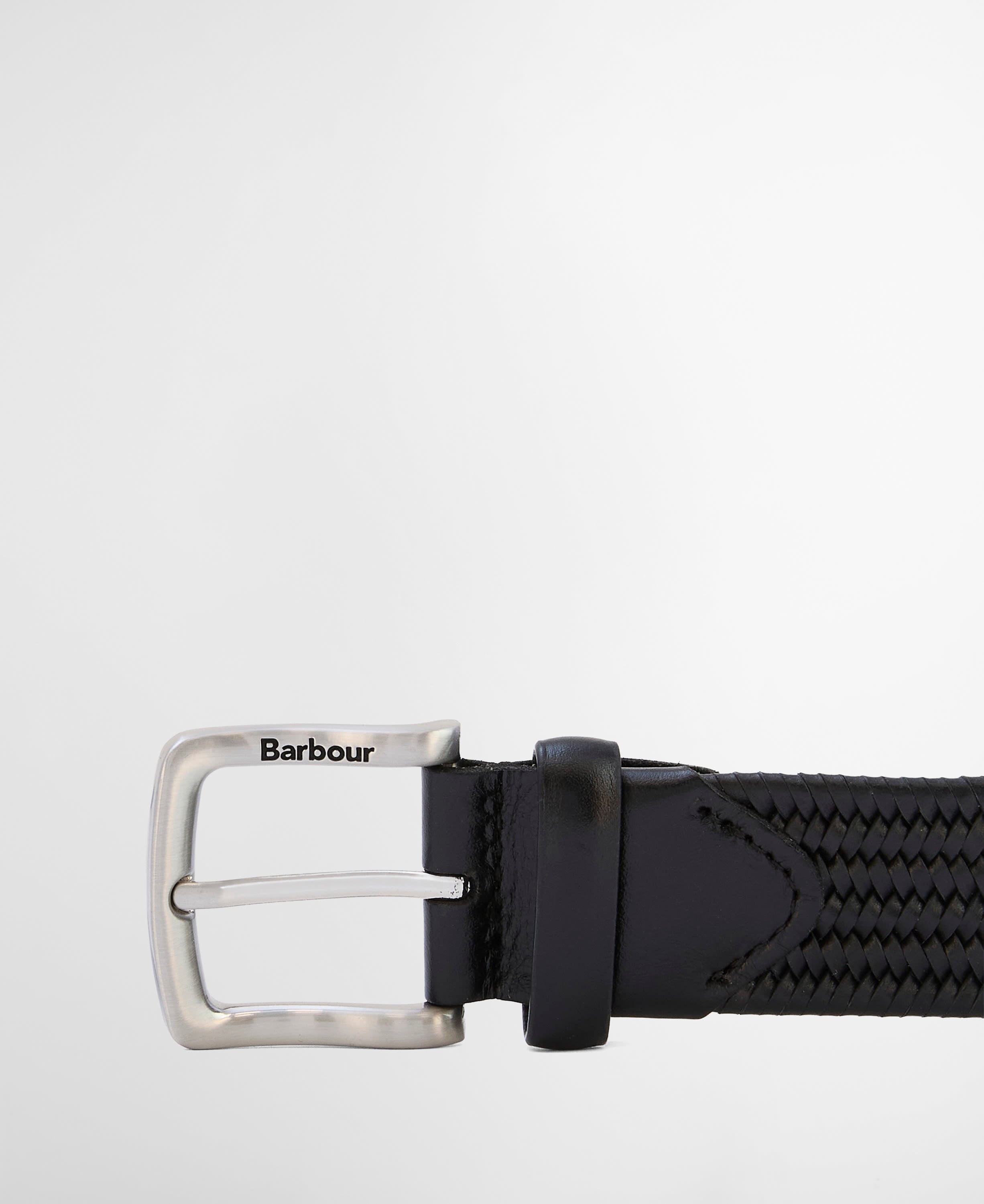 Lederg&uuml;rtel Stretch Black