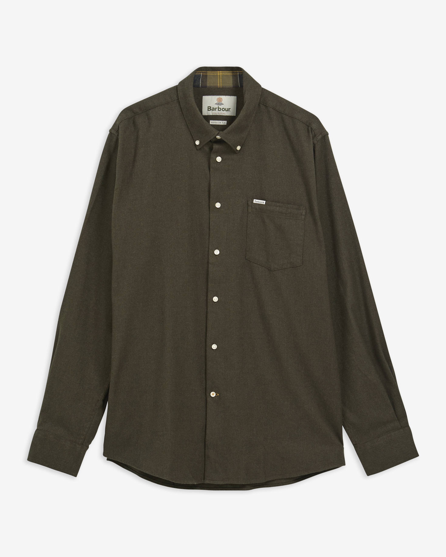 Barbour Hemd Sparrowhill Regular Fit Olive