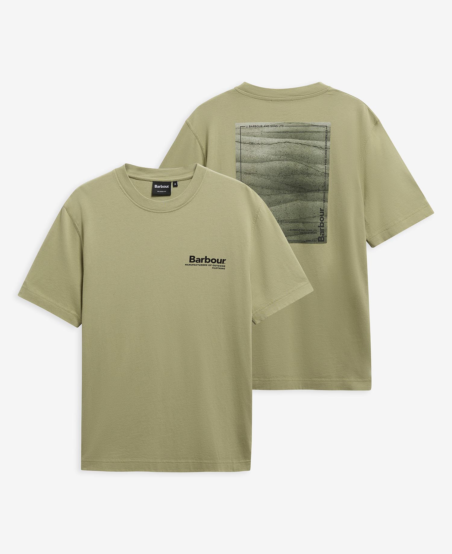 T-Shirt Kaber Graphic Relaxed Mineral Green