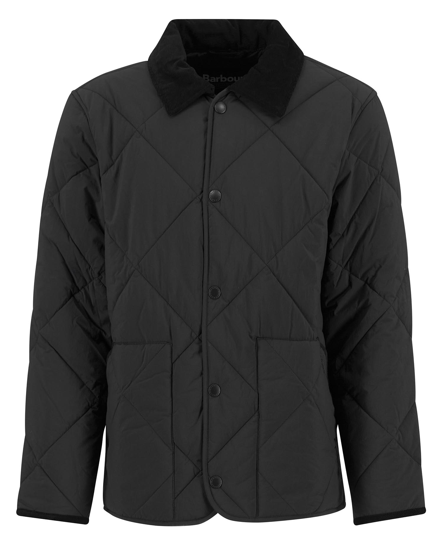Modified Short Liddesdale Quilted Jacket Black