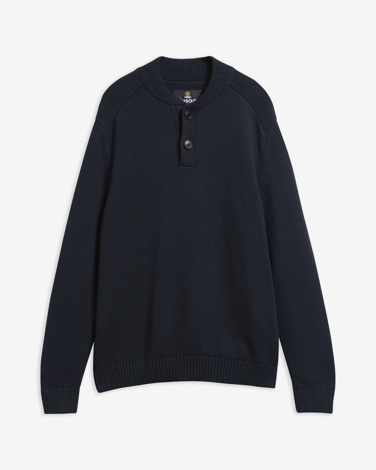 Barbour Pullover Saltwick Half-Zip Navy