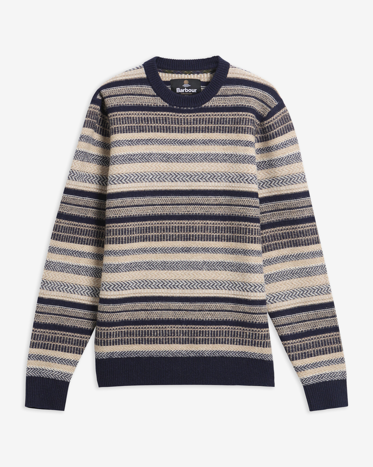Maglione girocollo Highsted Fair Isle Navy