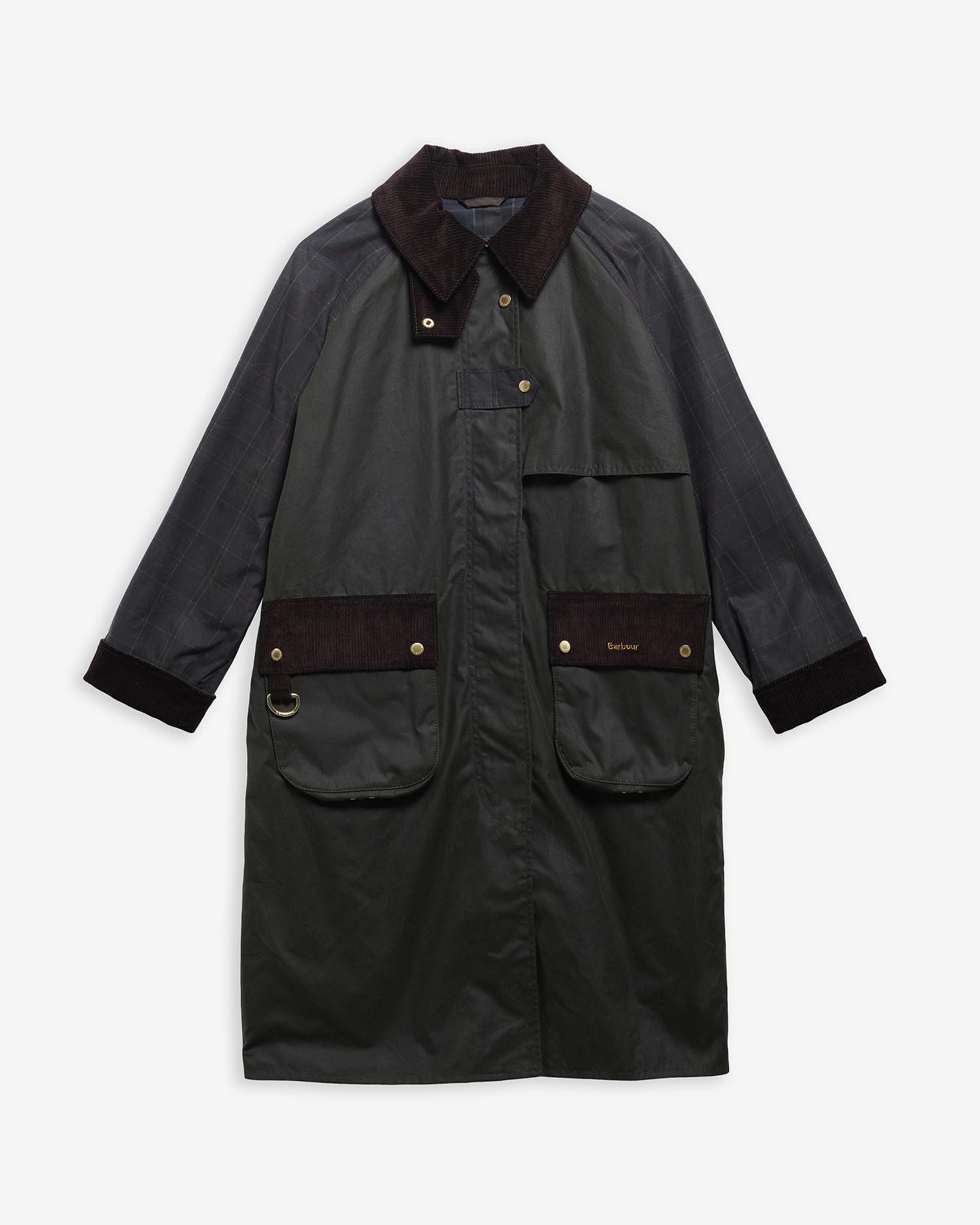 Kirklees Checked Waxed Jacket Fern/Classic/Shadow Classic