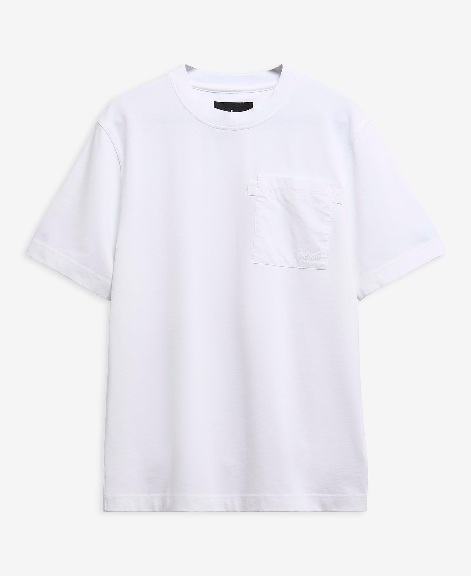 T-shirt con taschino Ivergill dalla vestibilit&agrave; comoda Bright White
