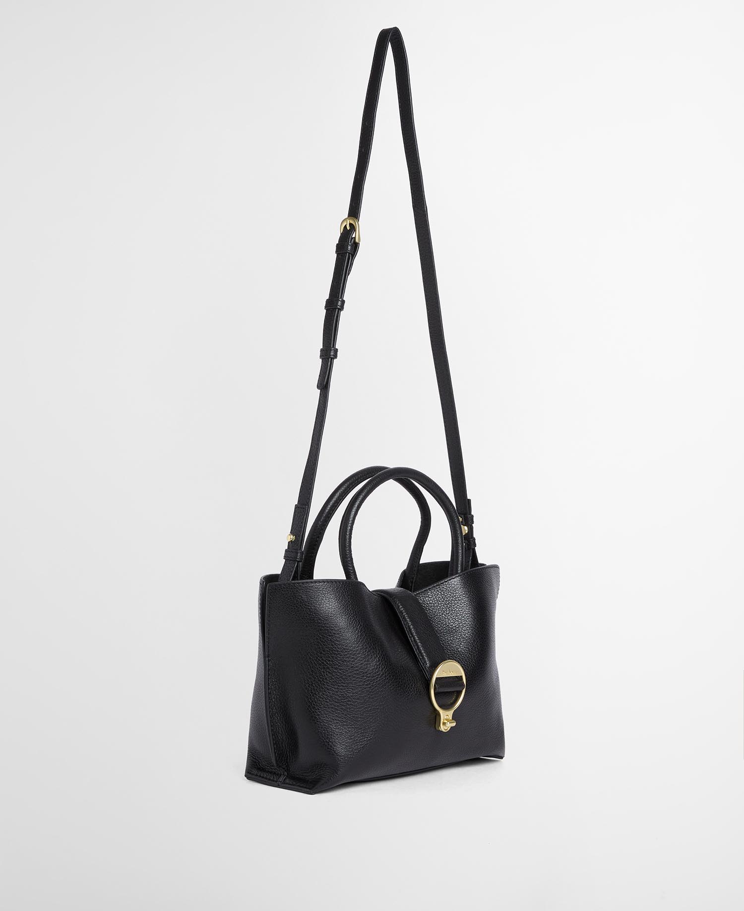 Barbour Ledertasche Alder Mini Black