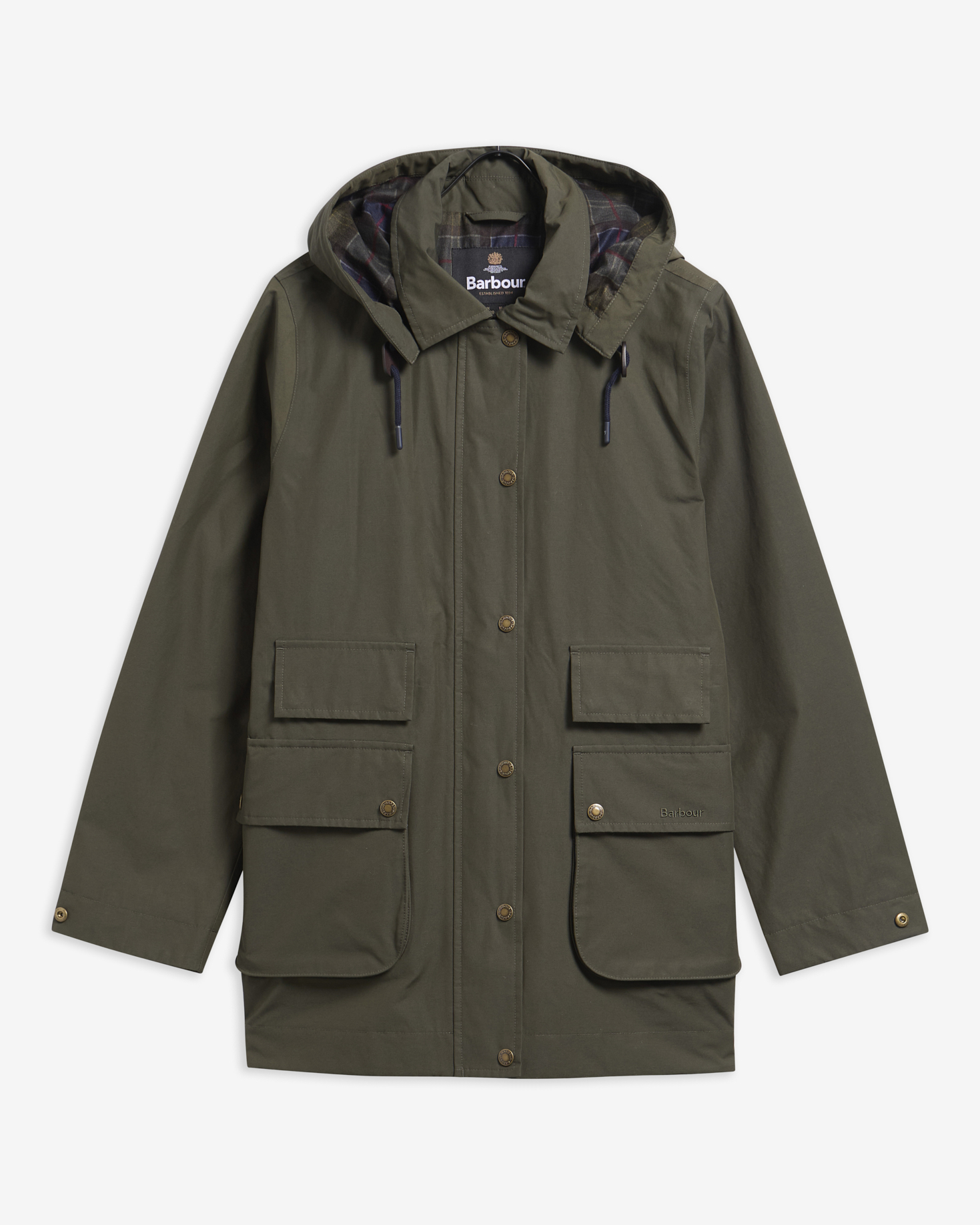 Barbour Jacke Border Waterproof Sage/Classic