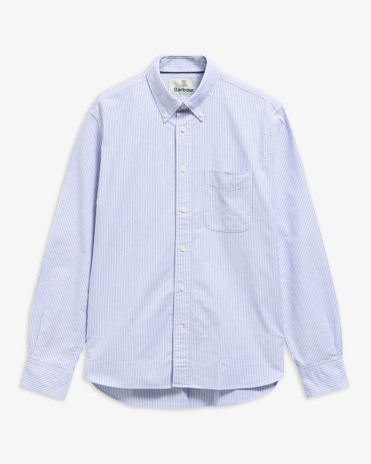 Barbour Hemd Striped Authentic Fit Blue