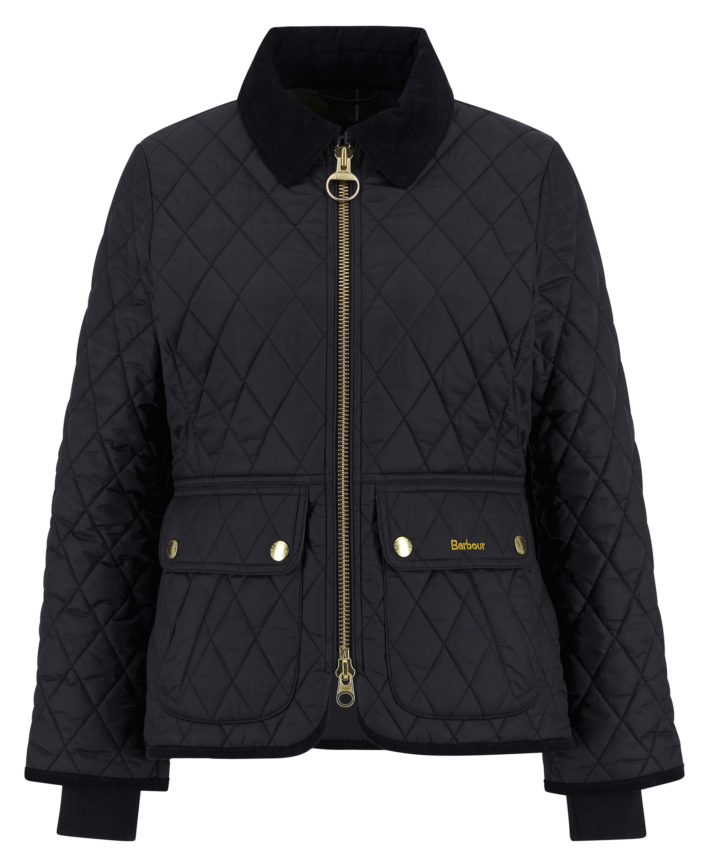 Giacca trapuntata Beadnell dalla vestibilit&agrave; aderente Black/Classic