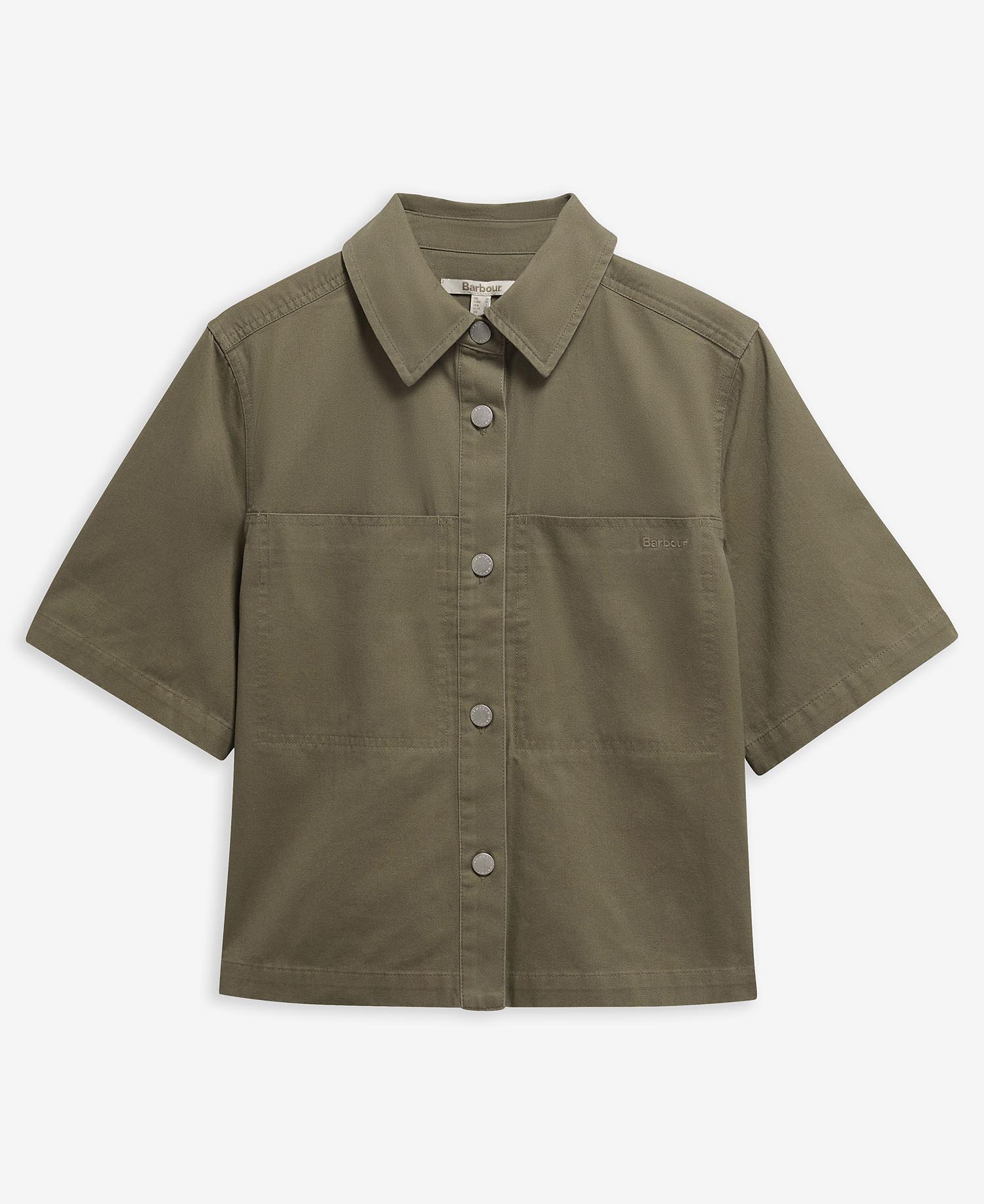 Kurzarmhemd Aylesby Boxy Dusky Green