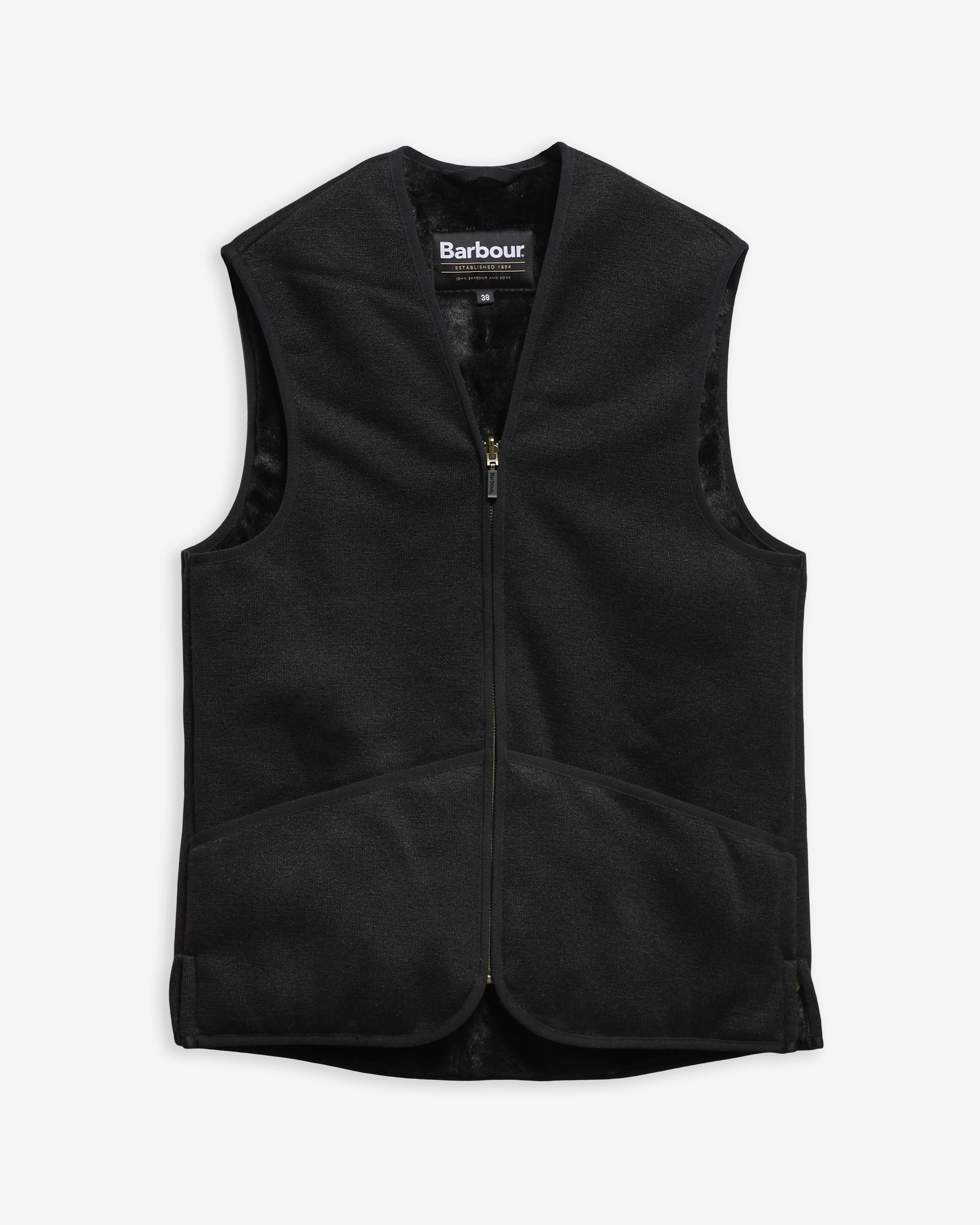 Warm Pile Zip-In Liner Classic Black