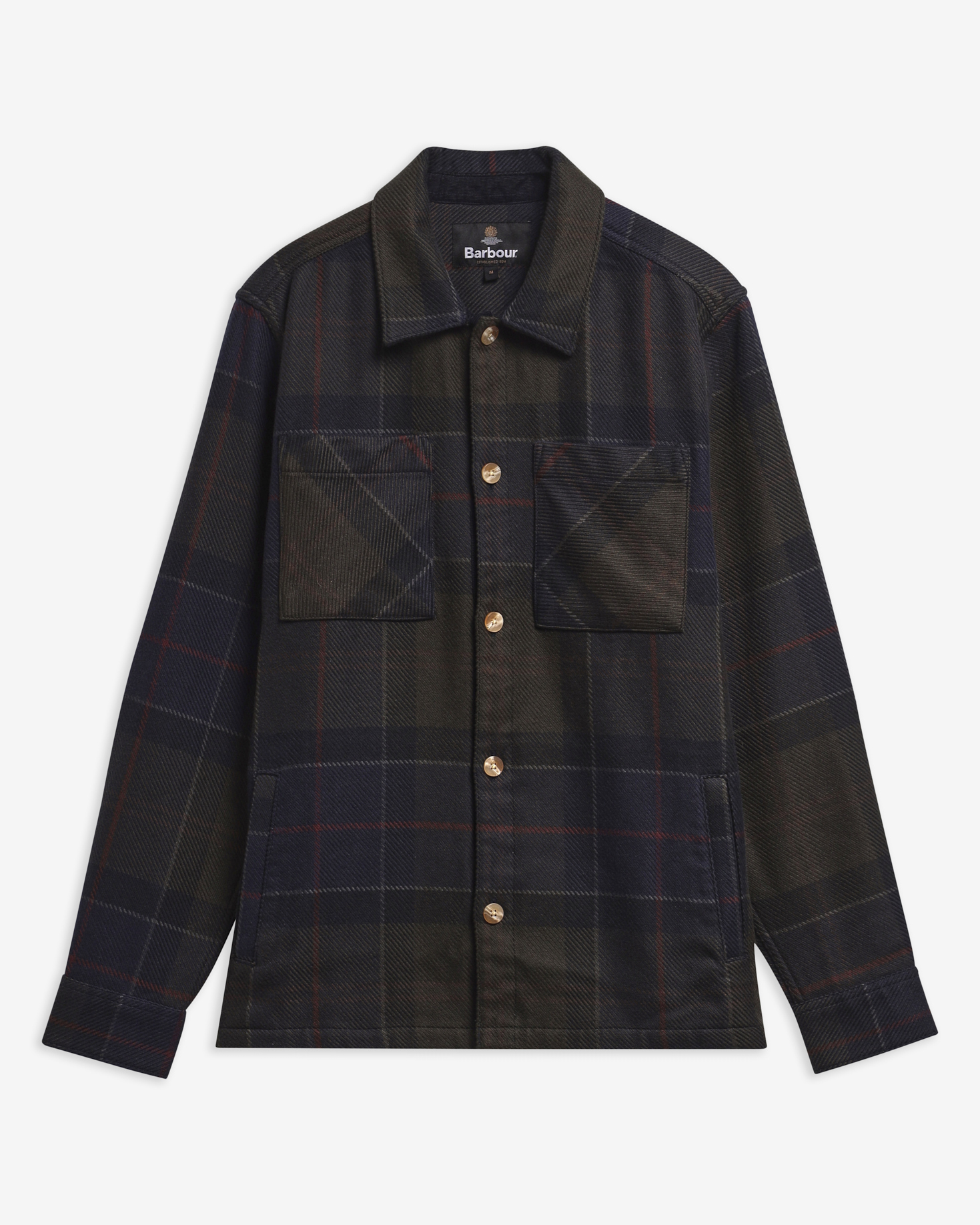Barbour Overshirt Oversized Tartan Shadow Classic Tartan