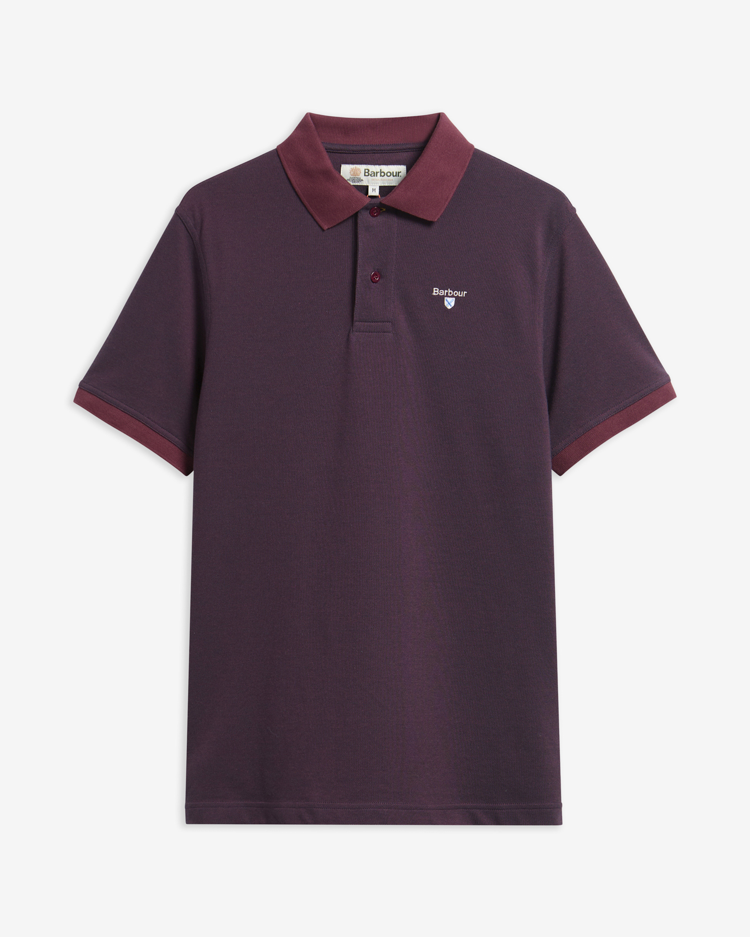 Essential Sports Mix Short-Sleeved Polo Shirt Bordeaux