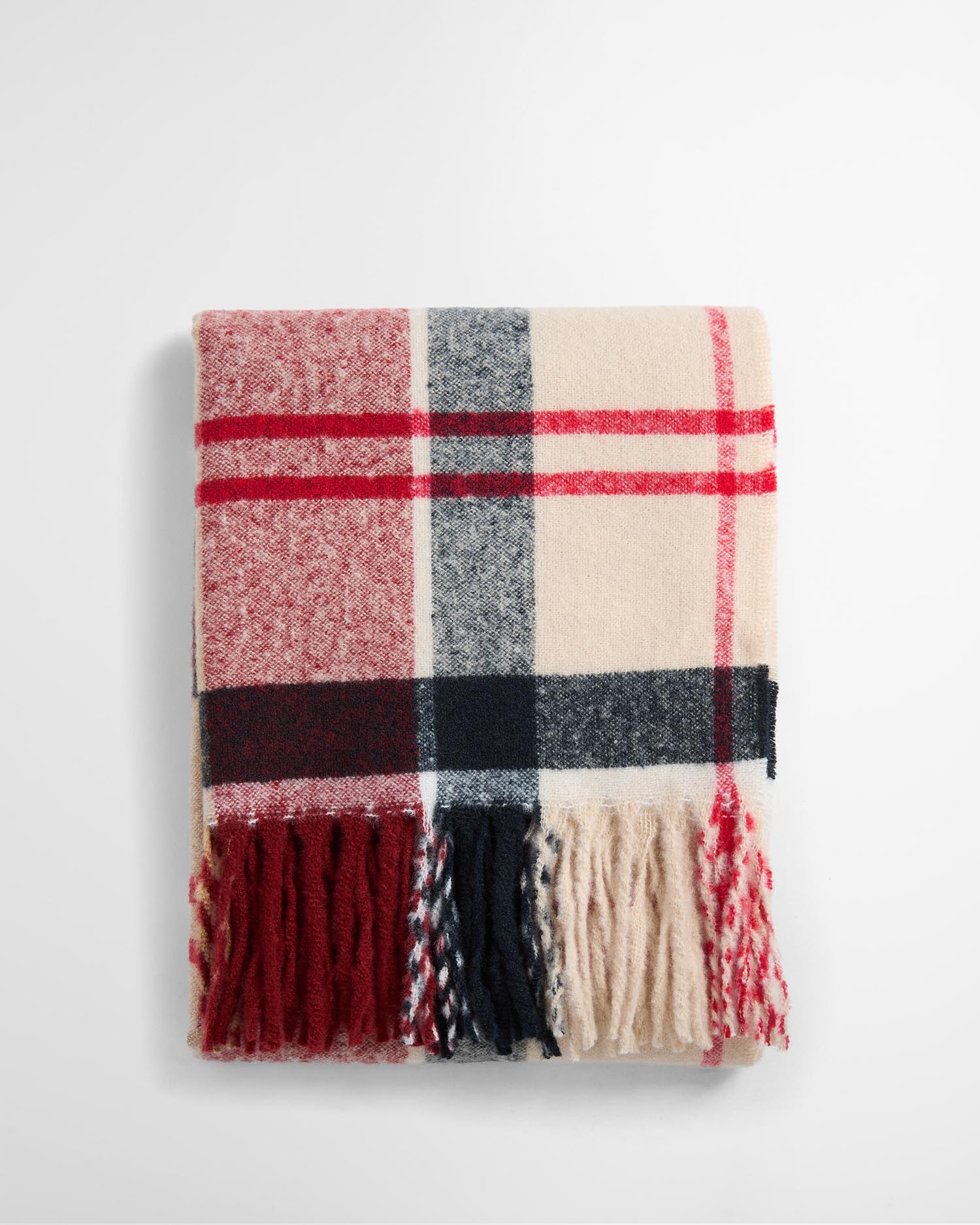 Sciarpa in tartan Deanna Light Cardinal Tartan