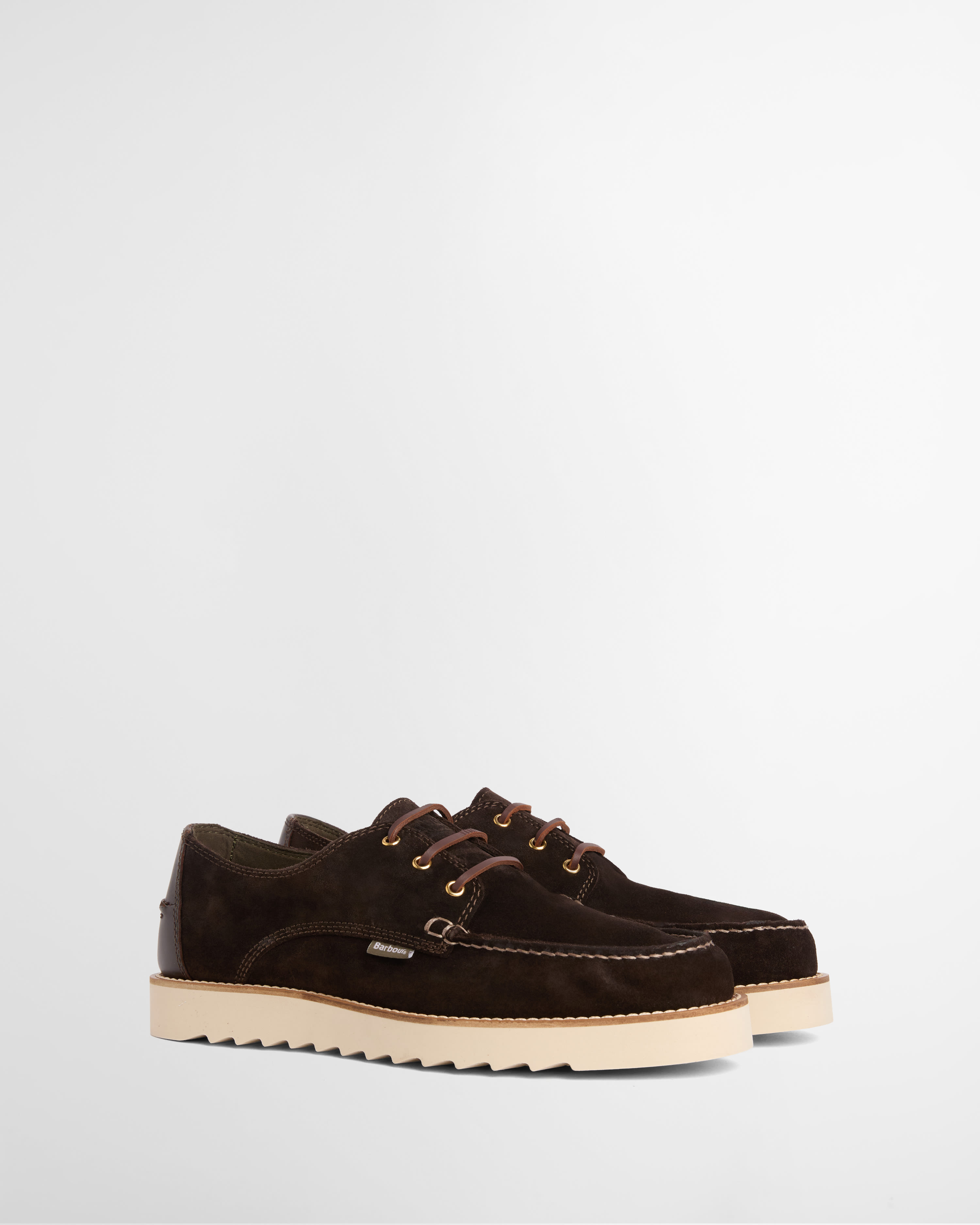 Derby Schuhe Aydon Dark Brown Suede