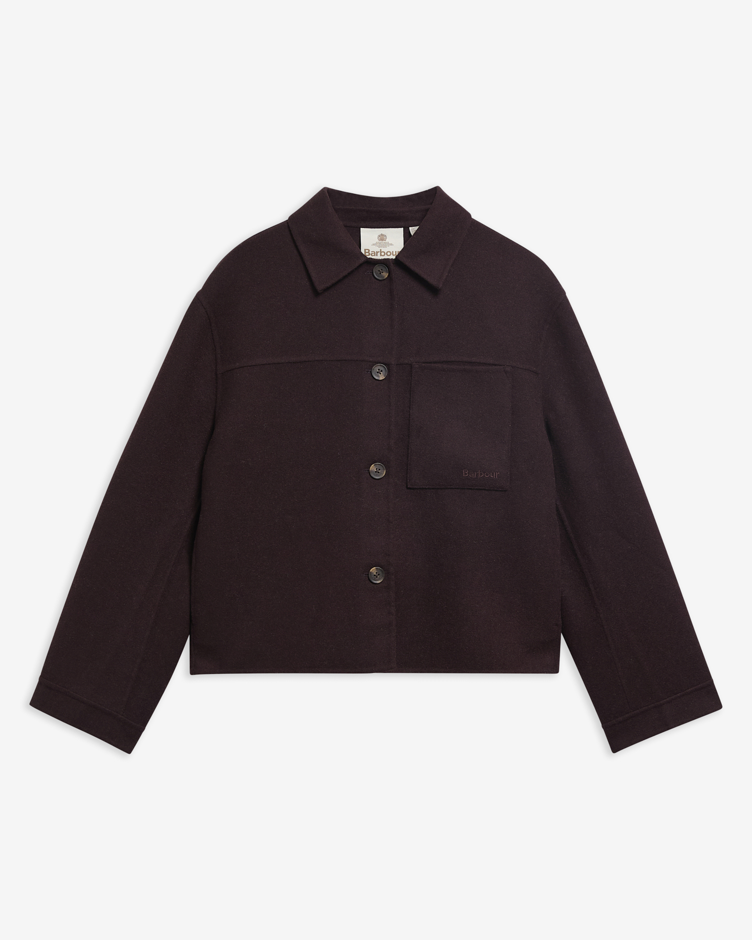 Overshirt Antonella in misto lana Fig
