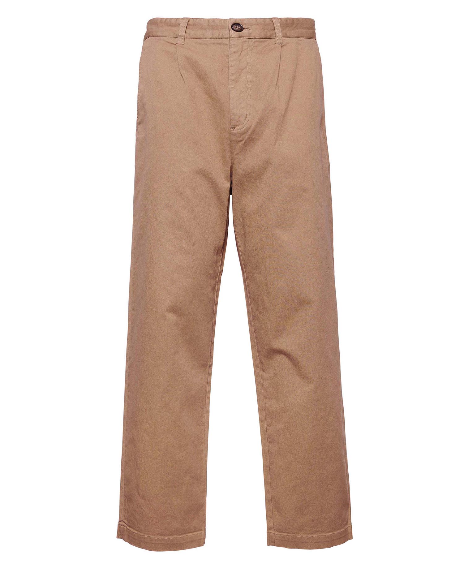 Washed Stretch Relaxed Trousers Stone
