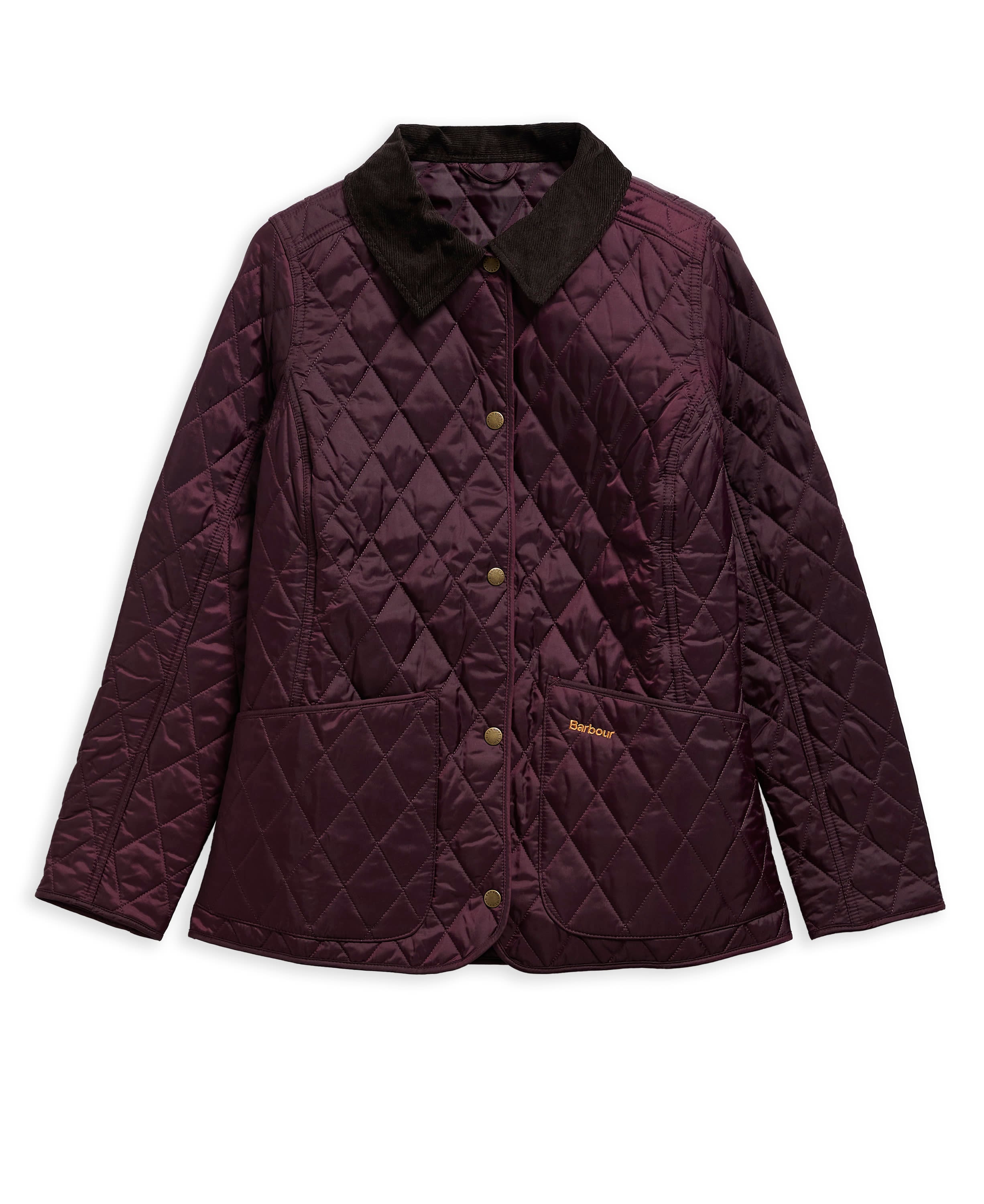 Annandale Quilted Jacket Black Cherry