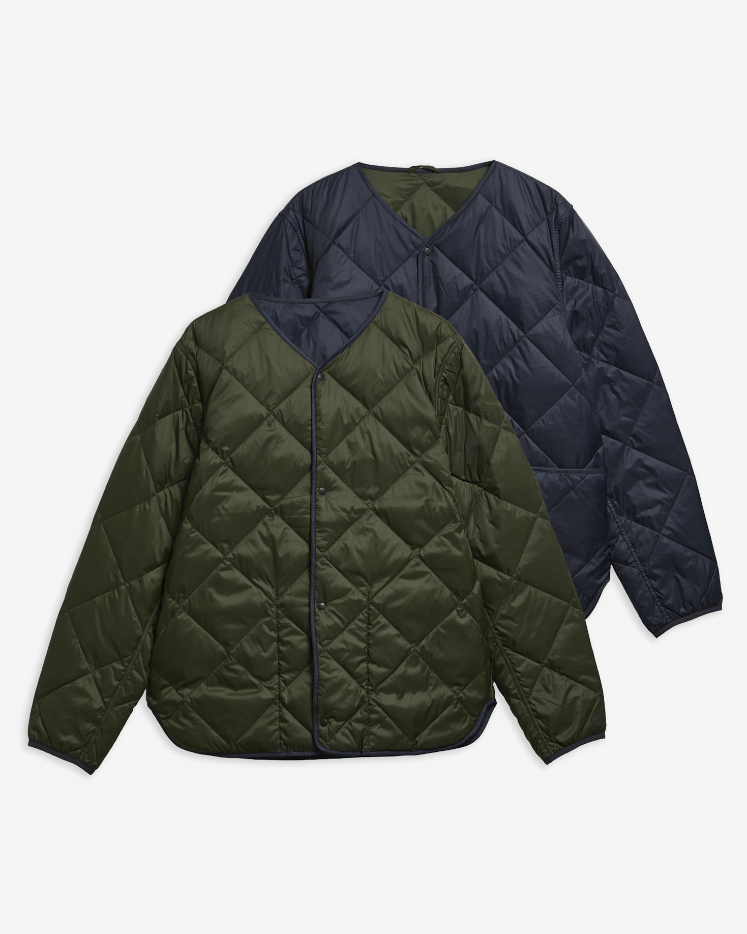 Lightweight Down Reversible Puffer Liner Dark Navy