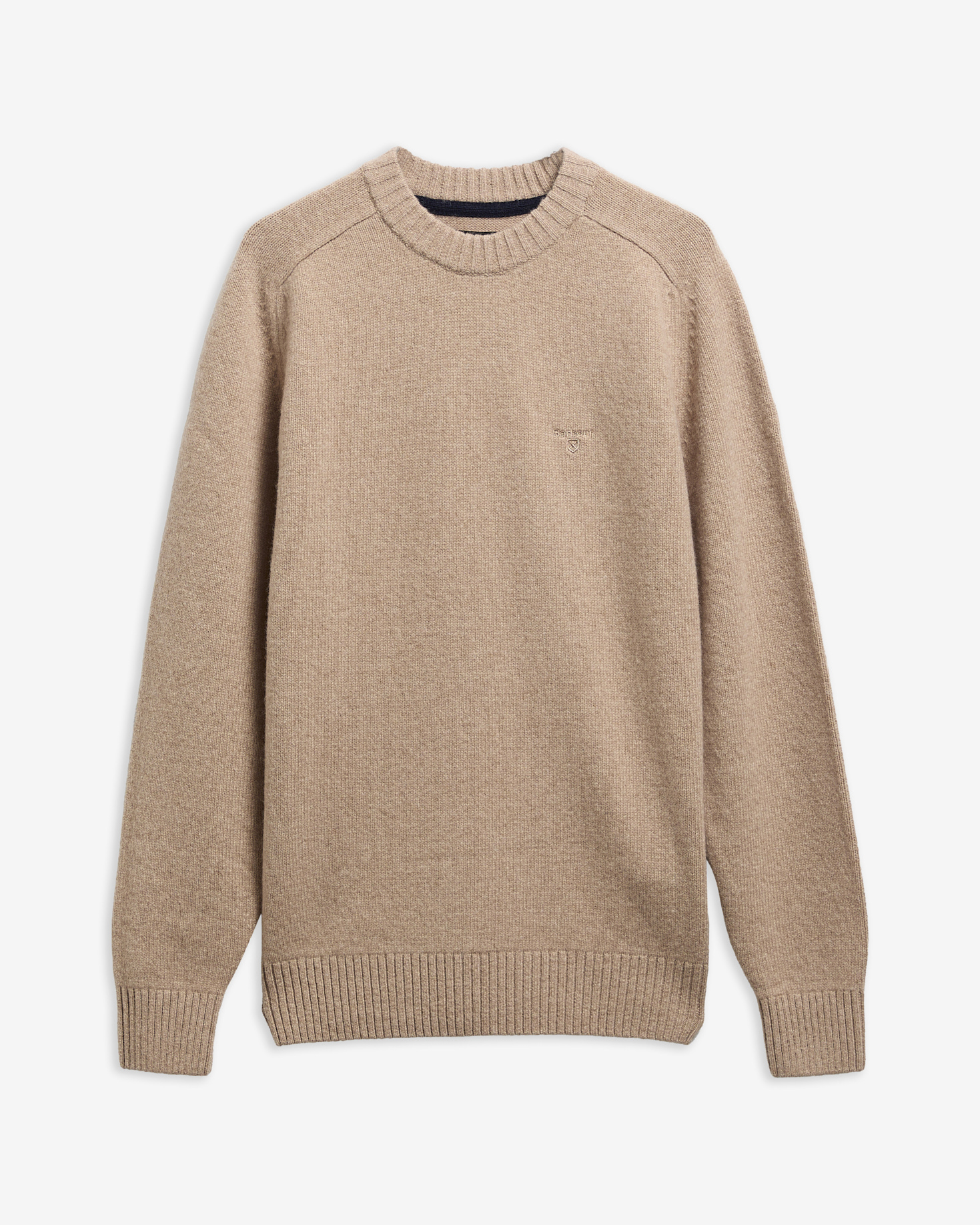 Barbour Pullover Newtown Rundhalsausschnitt Washed Stone